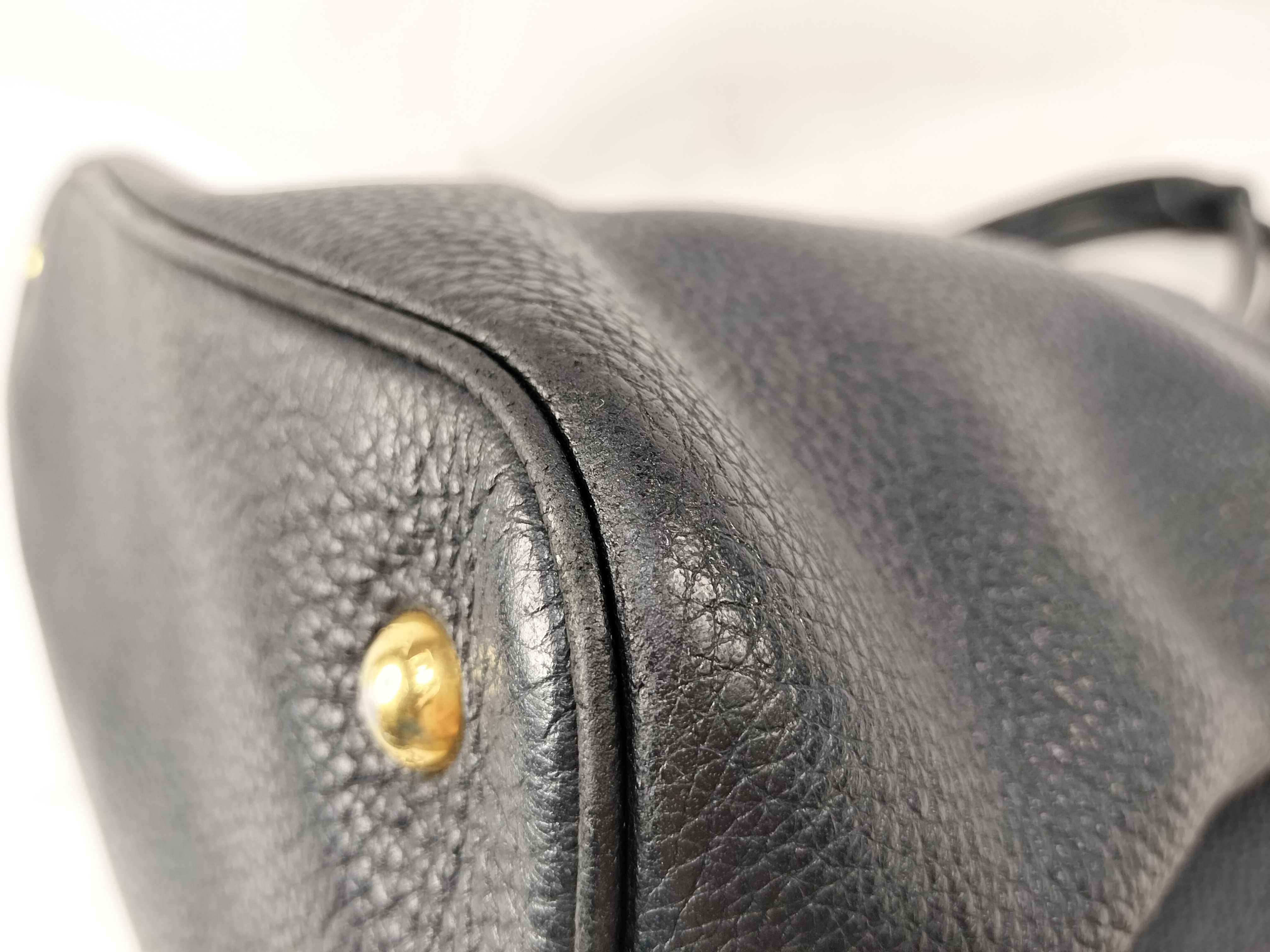 2-way Vitello Handbag Shoulder Bag Tote Bag — view 6