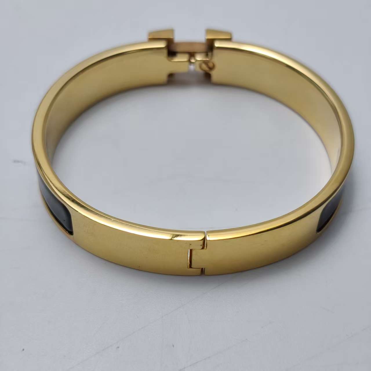 【*Shipped from: China*】HERMES Plated/Enamel Bracelet Bracelet/Bangle — view 3