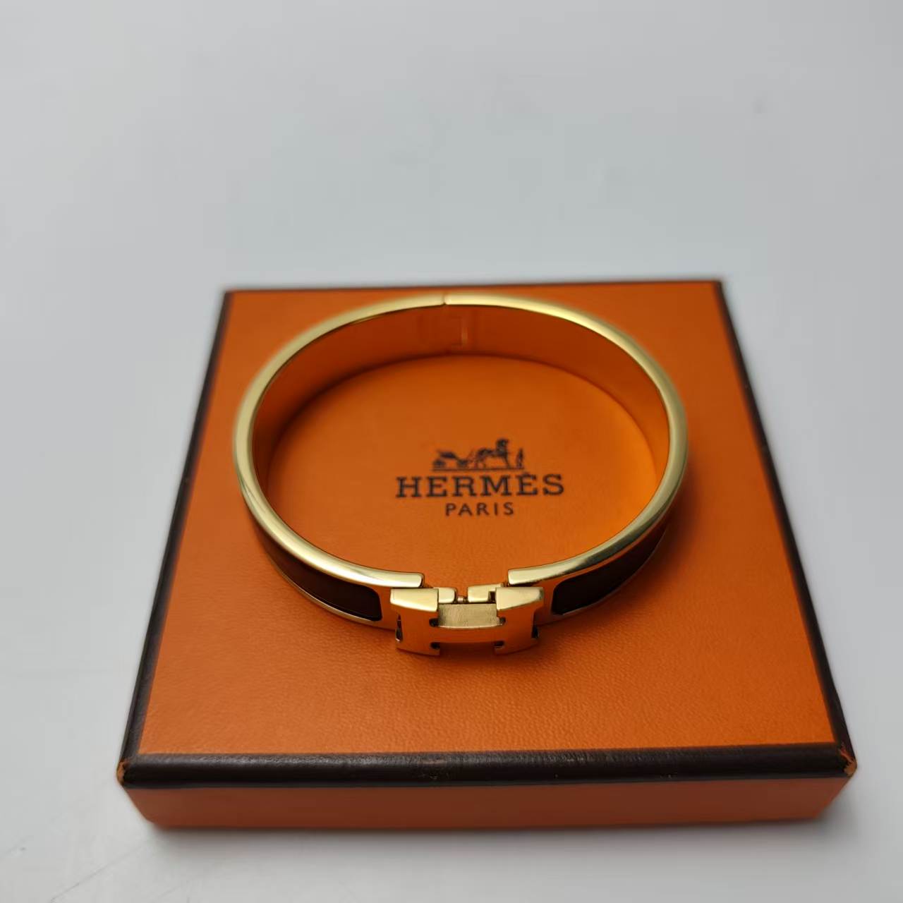 【*Shipped from: China*】HERMES Plated/Enamel Bracelet Bracelet/Bangle — view 8