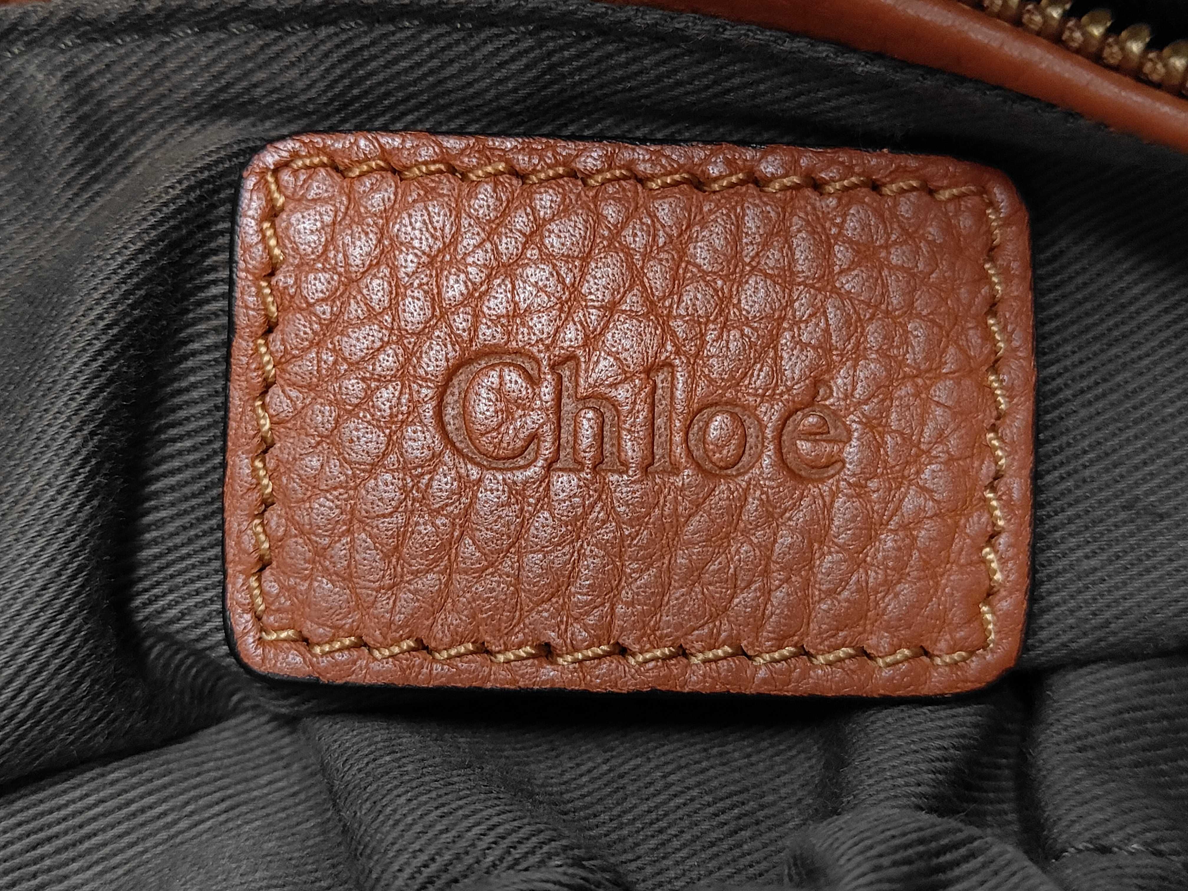 Marcie Leather Camel Shoulder Bag with Shoulder Strap — view 11