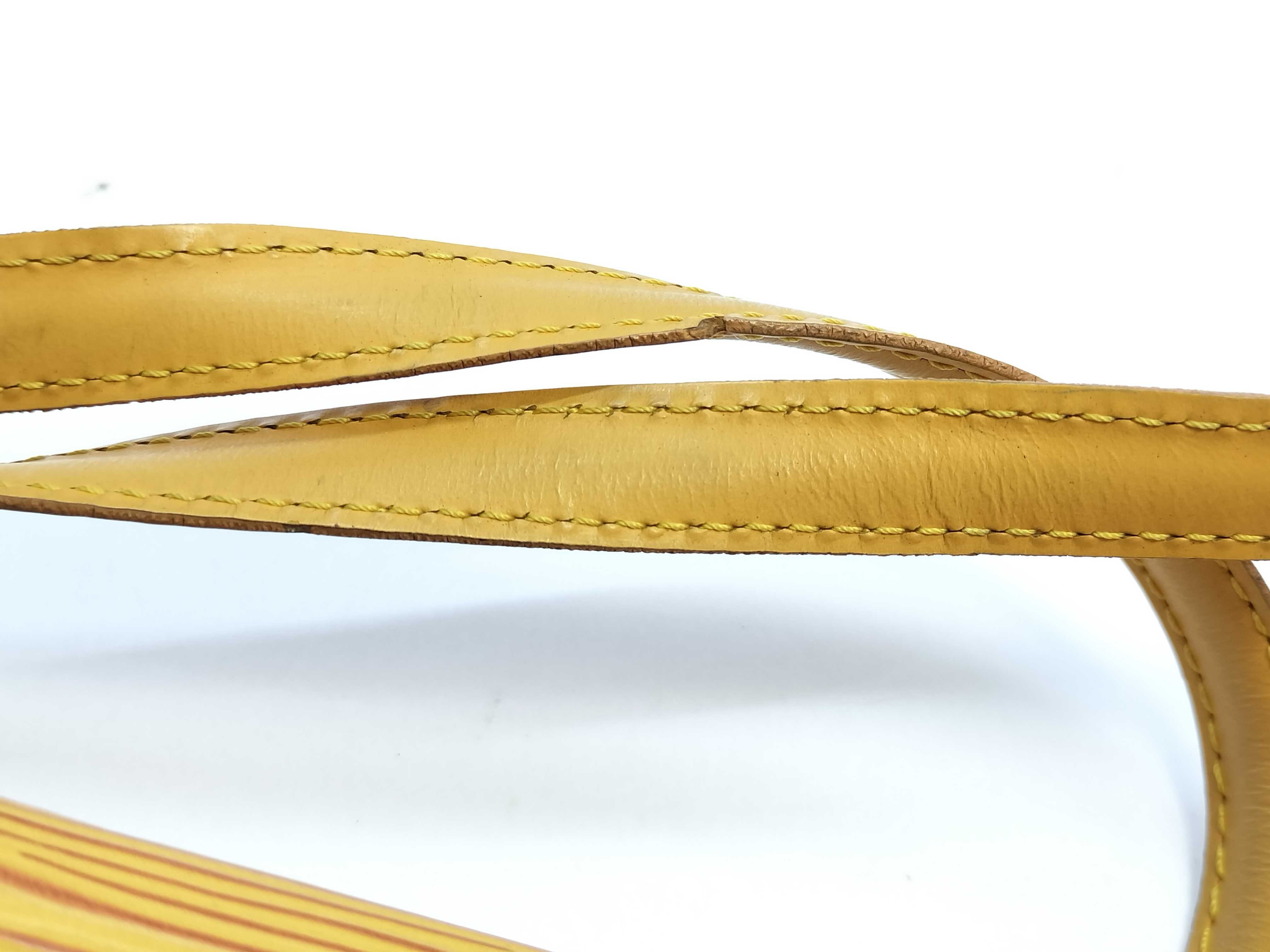 Epi Leather Shoulder Bag Arche Tassili Yellow Shoulder Bag — view 15