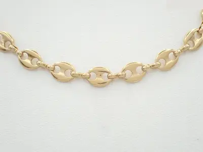 Necklace, GP (Gold Plated), neck circumference approximately 40cm