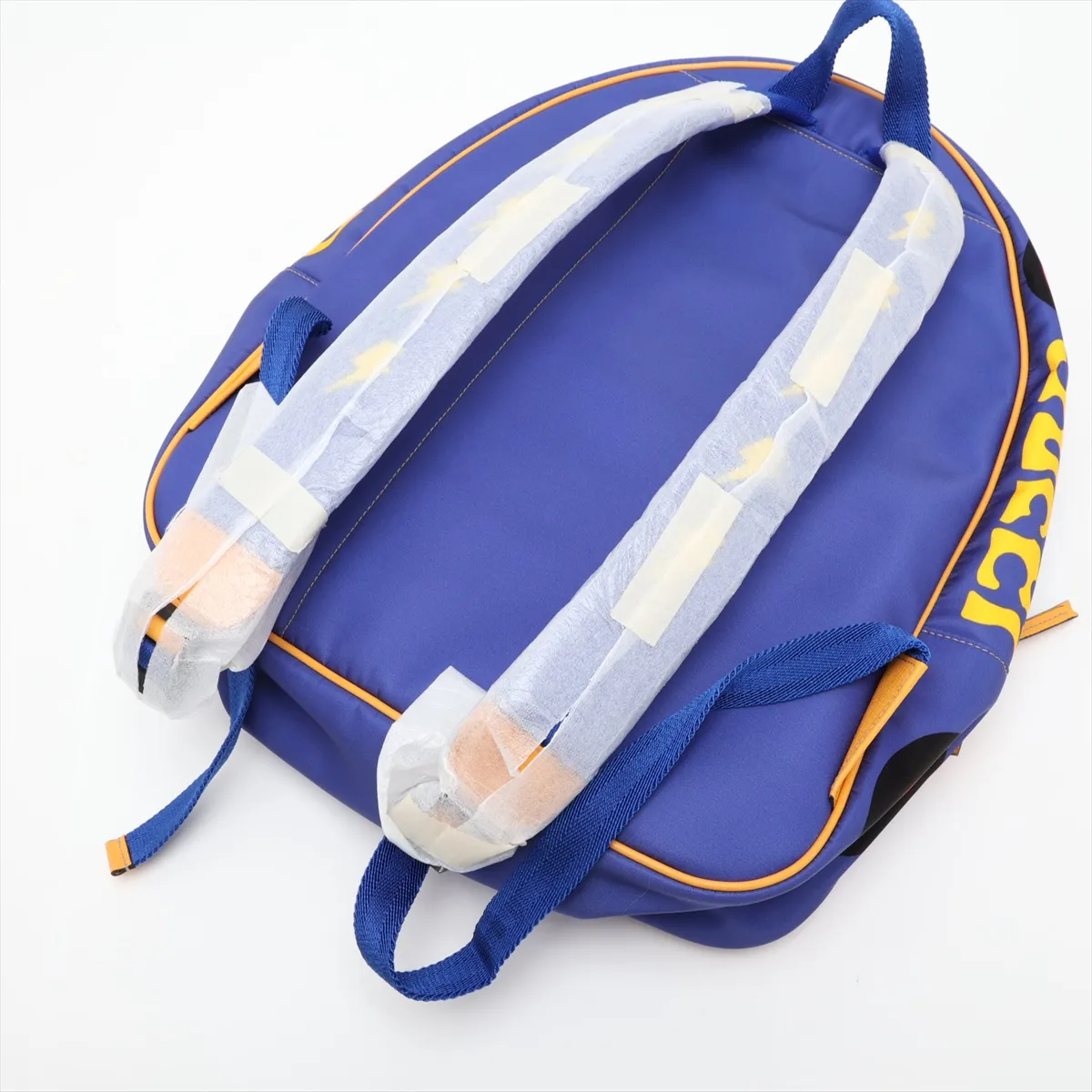 Children's 580435 Nylon x Leather Backpack/Rucksack Blue — view 5