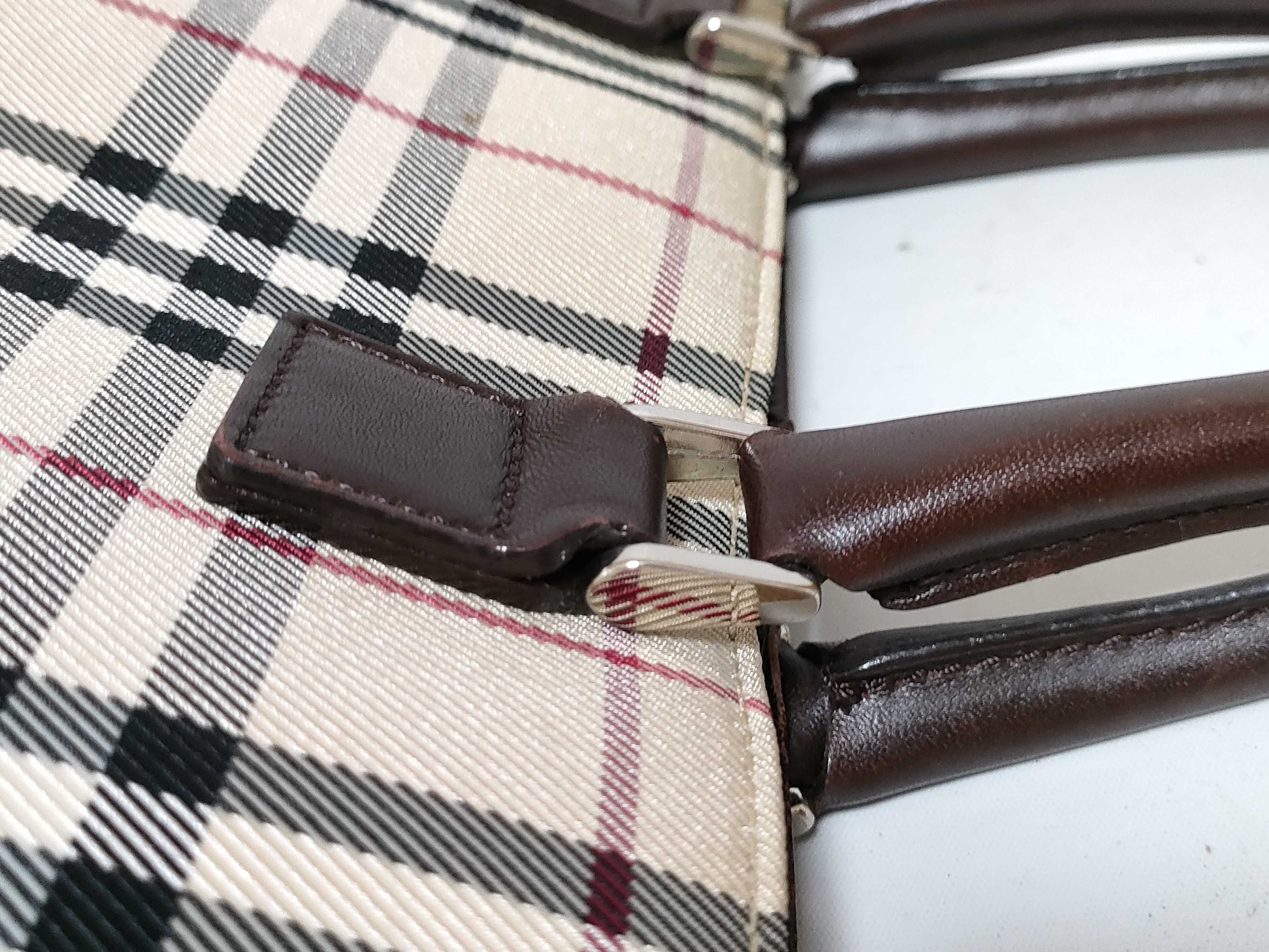 Nova Check Canvas Tote Bag — view 5