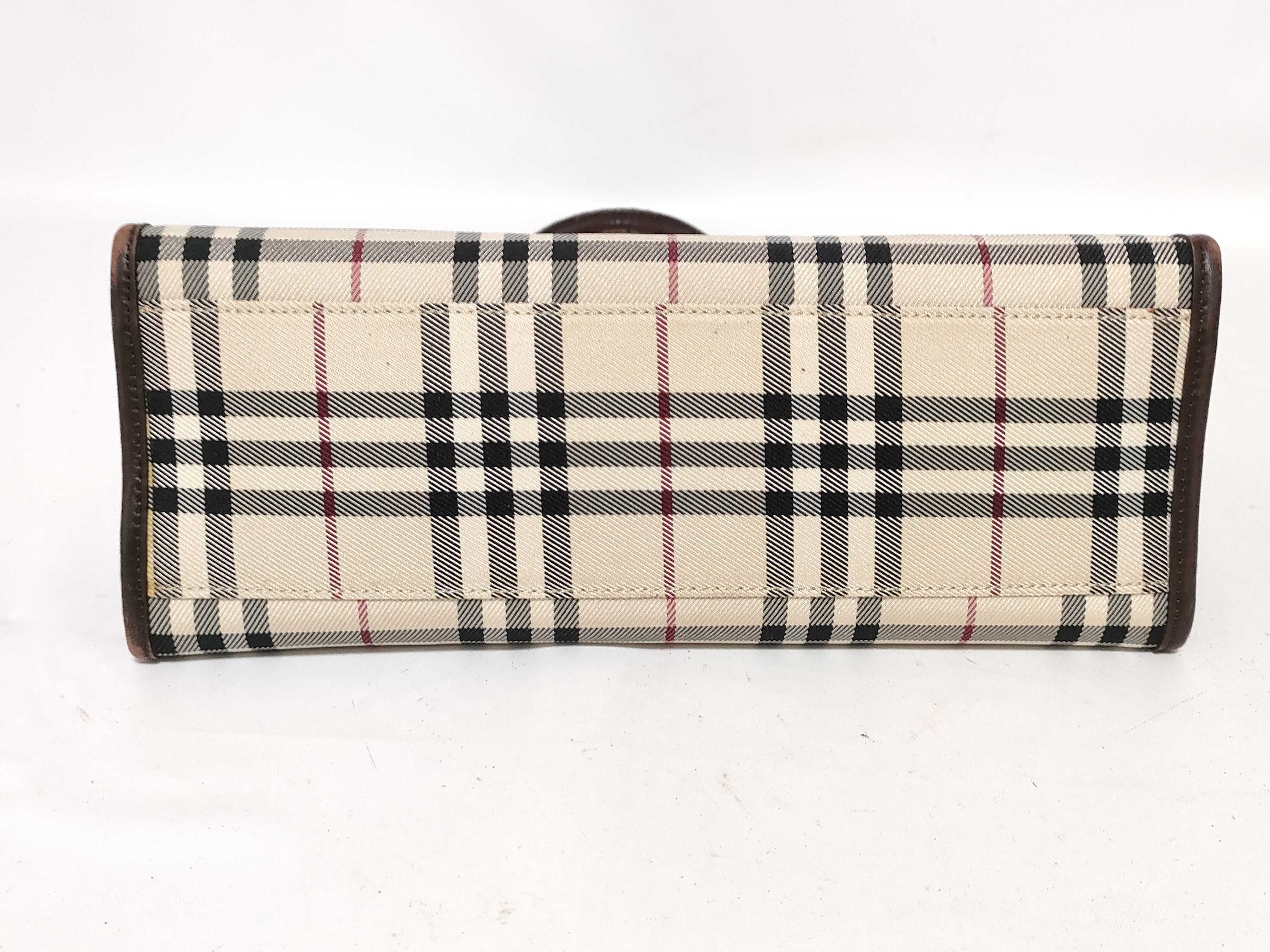 Nova Check Canvas Tote Bag — view 8