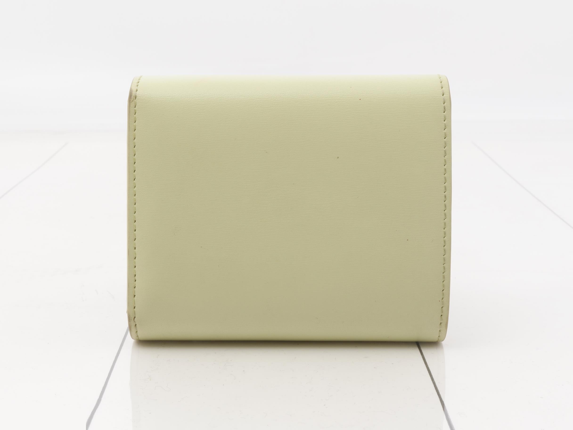 Triomphe Bi-fold Wallet, Yellow, Other Line, Bags & Wallets — view 2