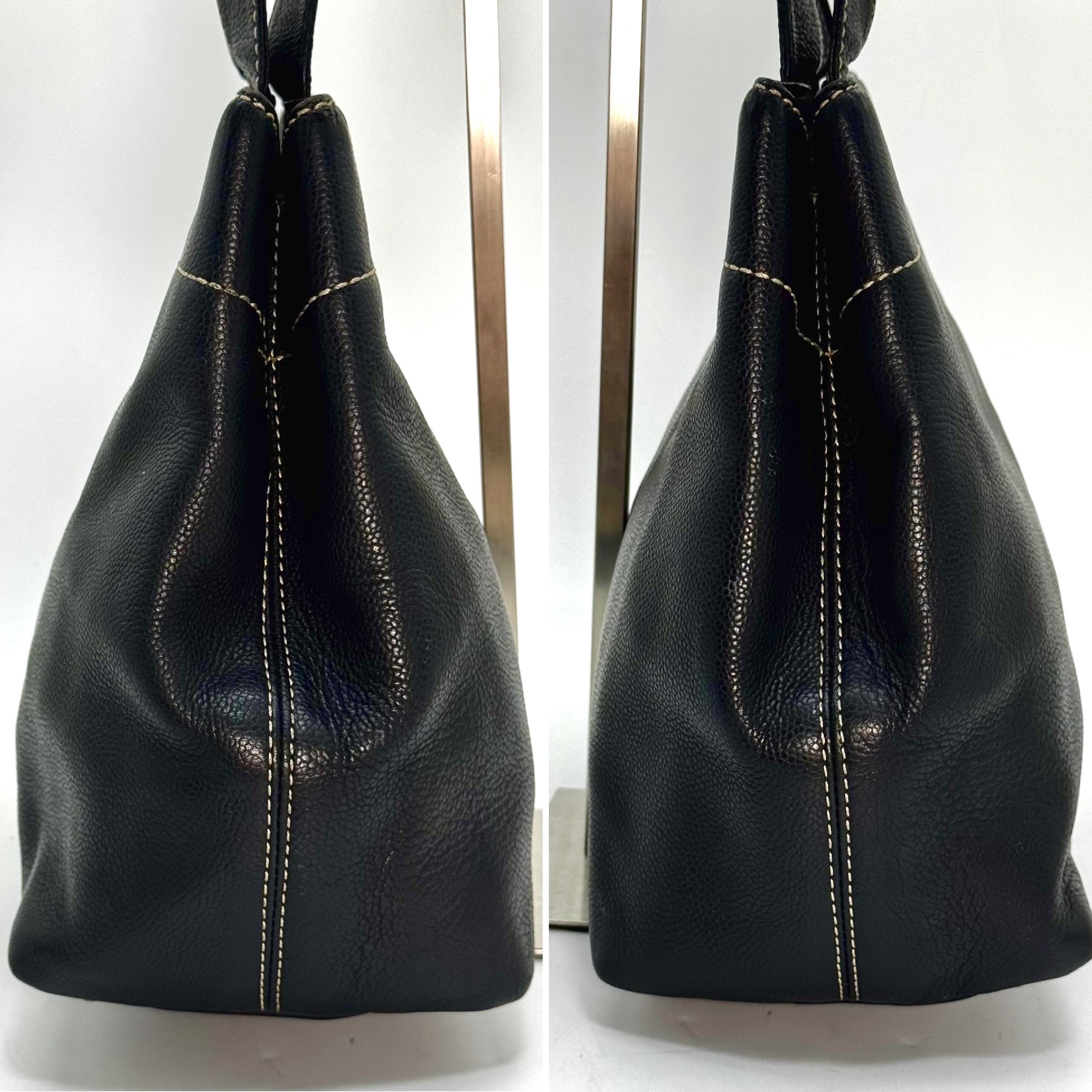 Caviar Skin Coco Mark Handbag, Black, 7034598 (Handbag) — view 6