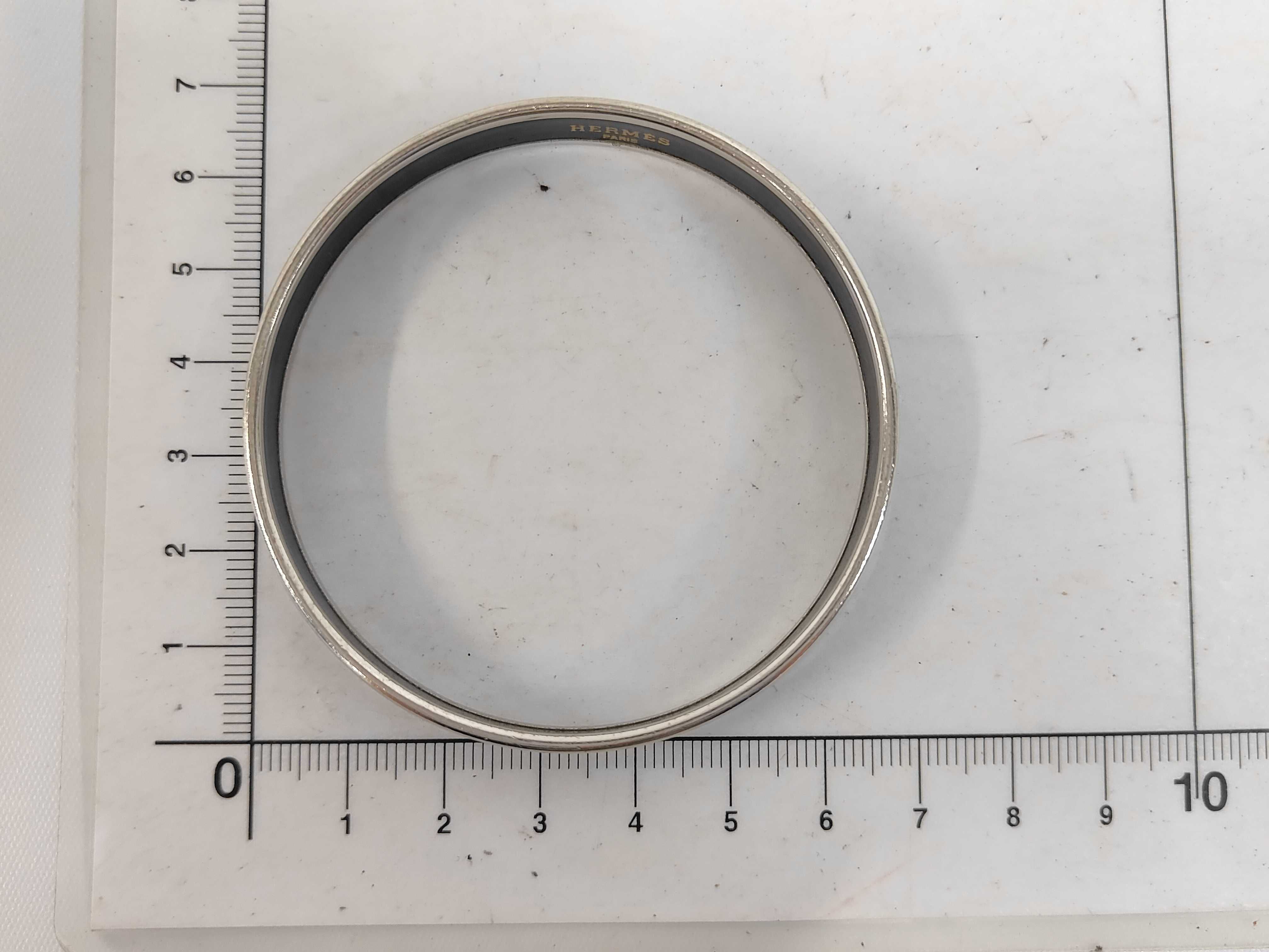Email PM Bracelet GP Silver Black Hermes Bracelet/Bangle — view 5