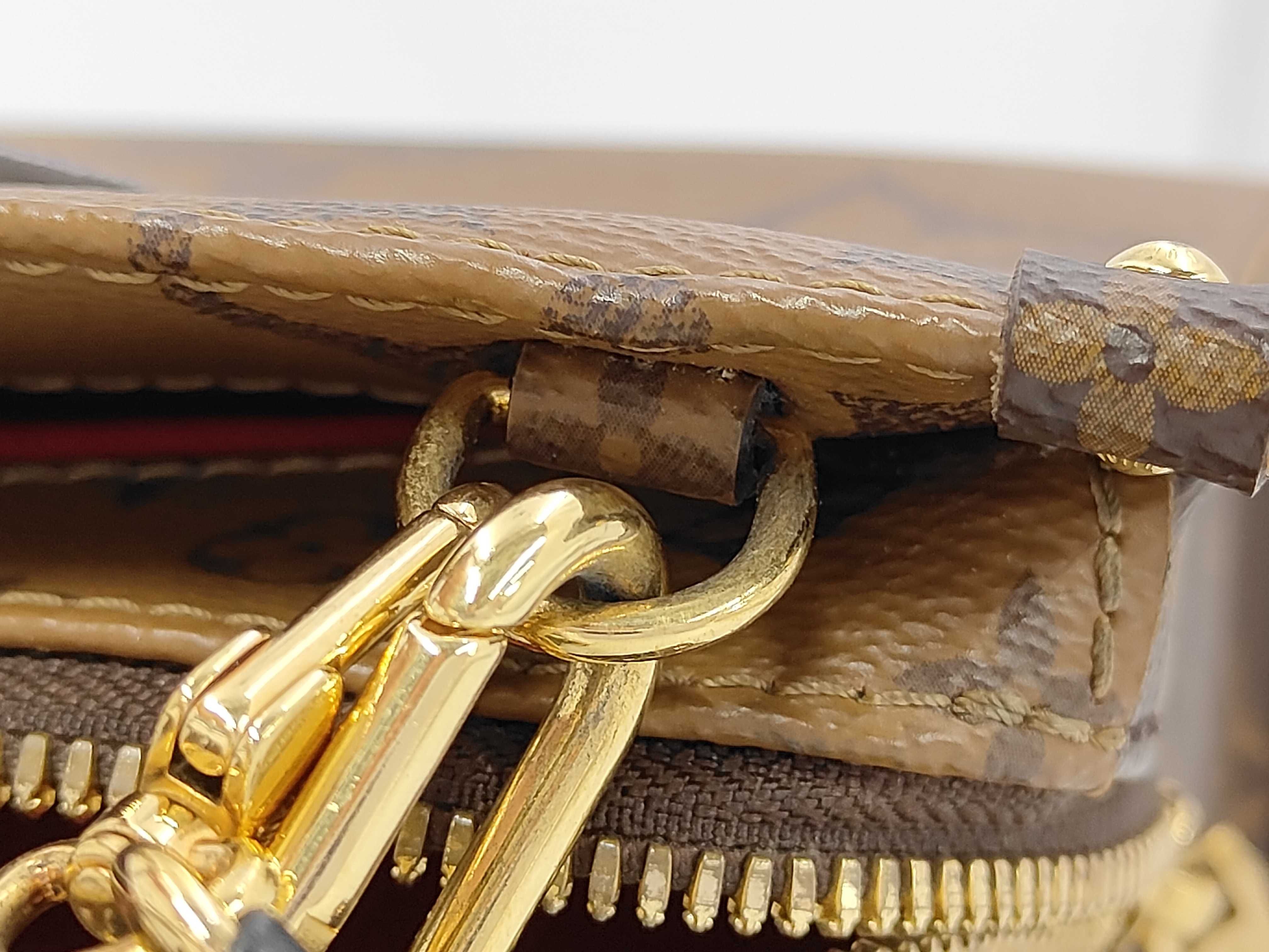Monogram Reverse OnTheGo EW Chain M14236 Brown RFID Detectable Handbag — view 6