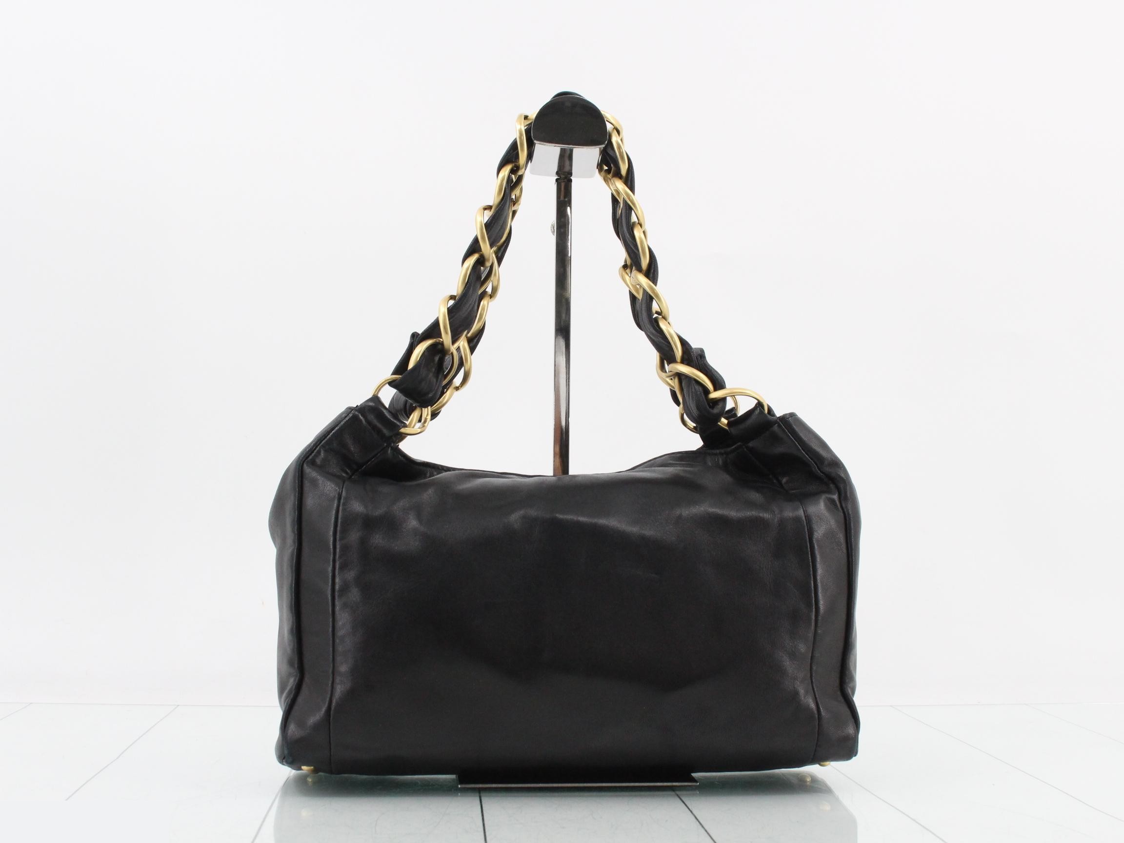 Big Chain Shoulder Bag with Coco Mark — view 2