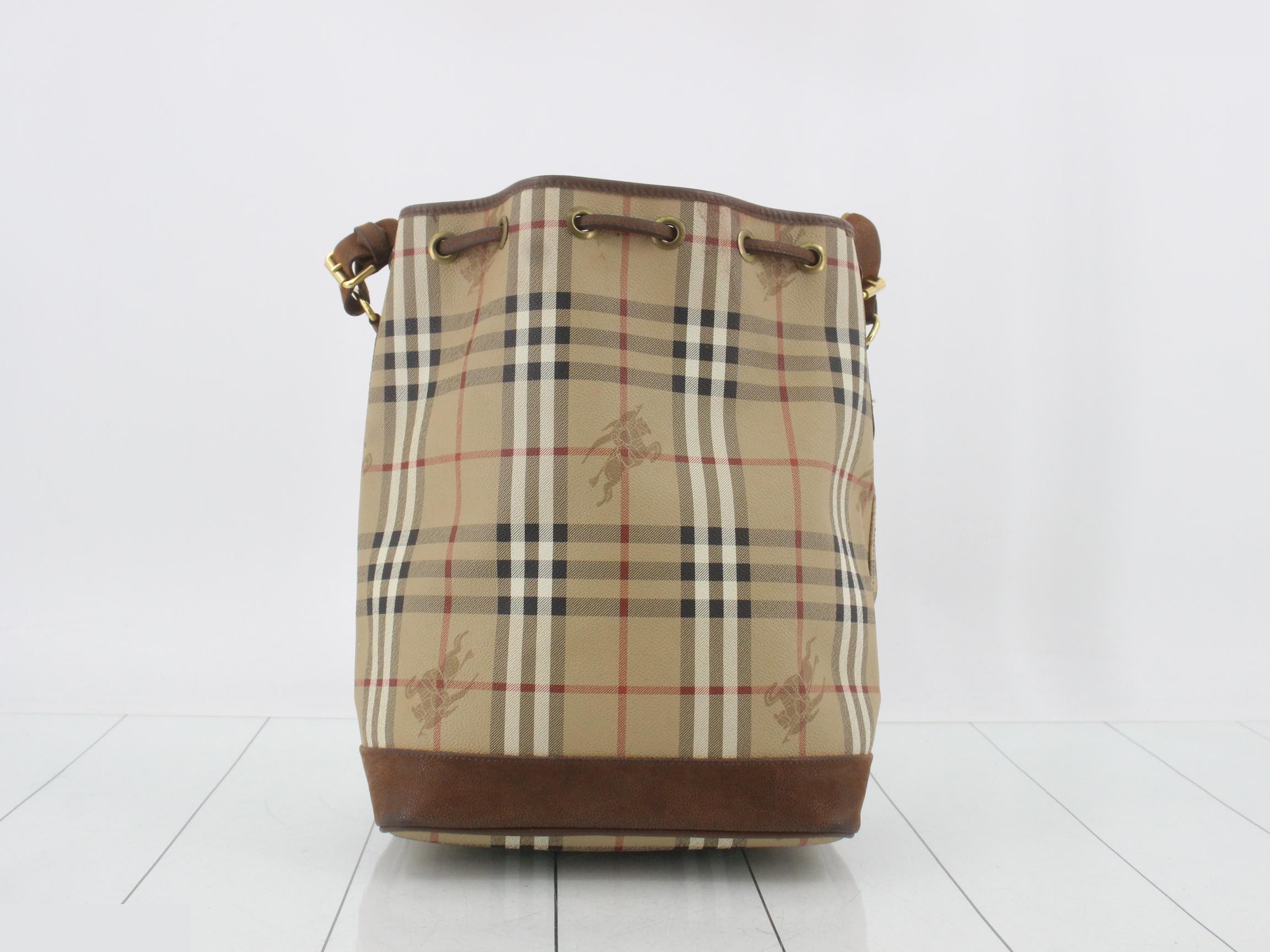 Nova Check Bucket Shoulder Bag — view 2