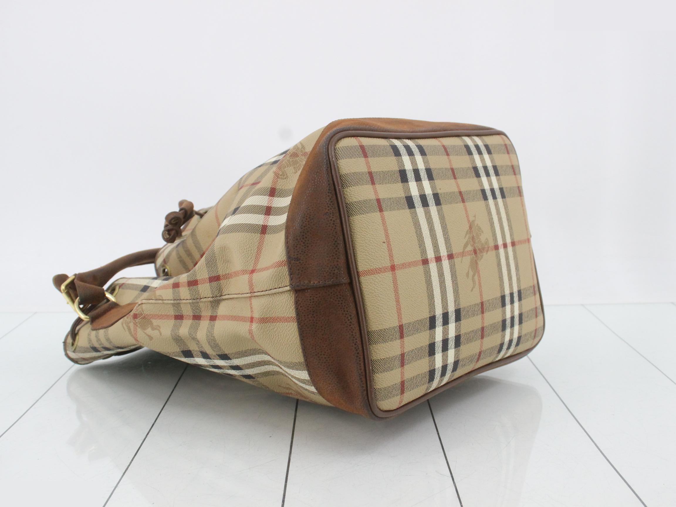 Nova Check Bucket Shoulder Bag — view 5