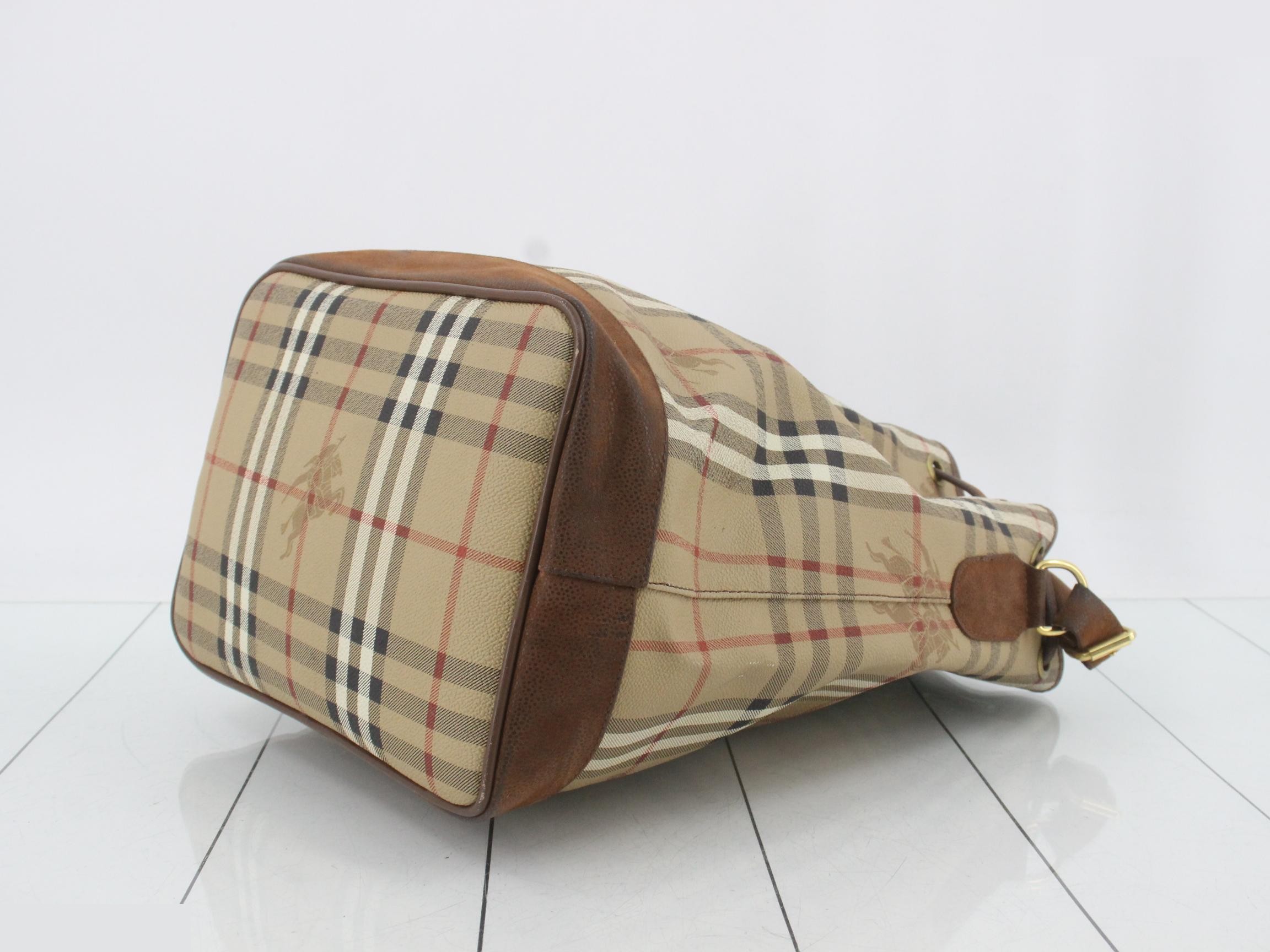 Nova Check Bucket Shoulder Bag — view 6