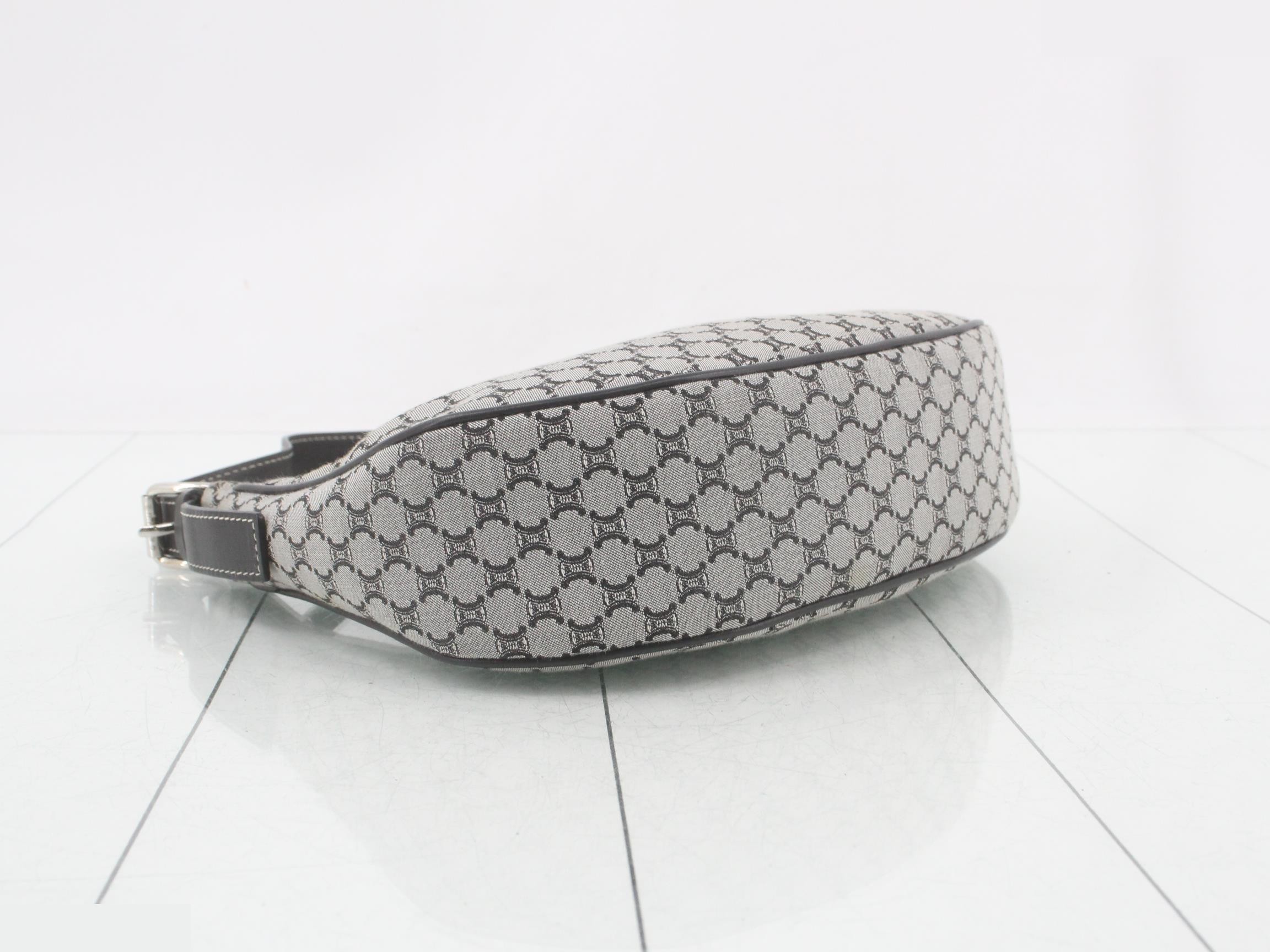 Macadam Ava Hobo bag, black, silver hardware, includes dust bag, 25 x 12 x 6 cm — view 5