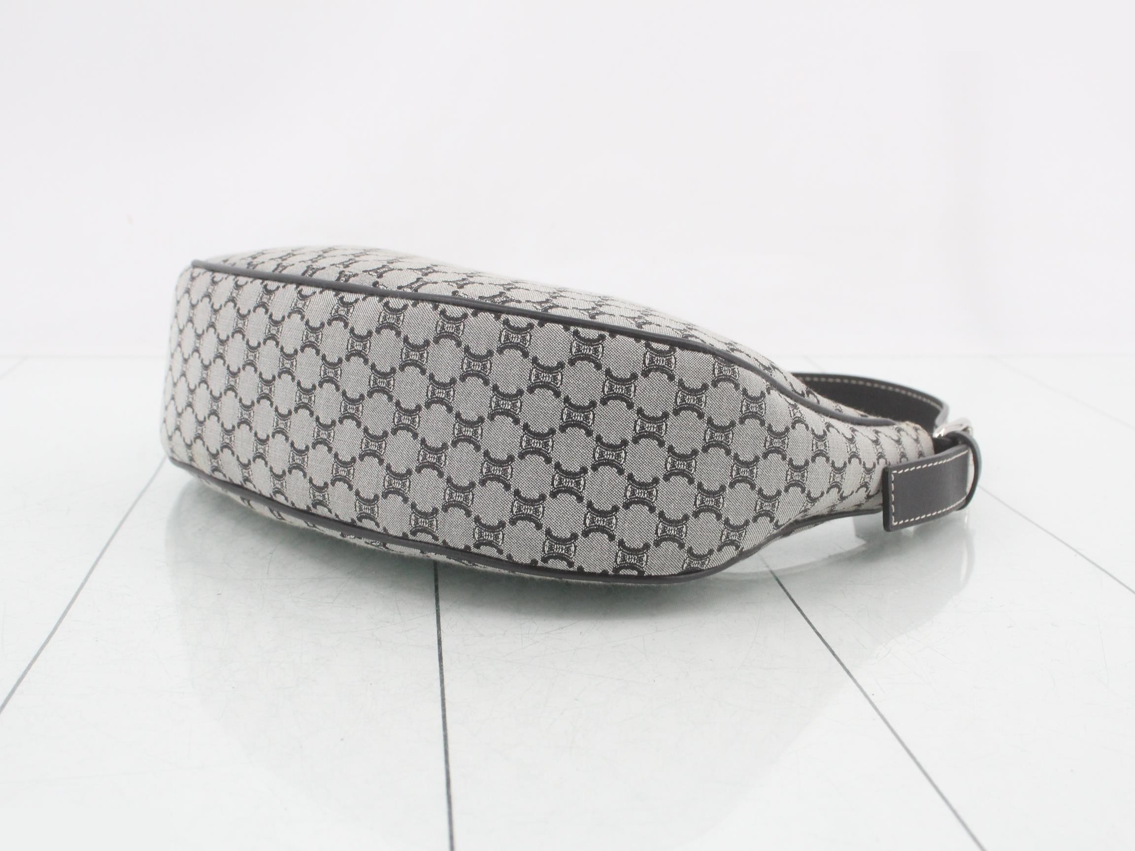 Macadam Ava Hobo bag, black, silver hardware, includes dust bag, 25 x 12 x 6 cm — view 6