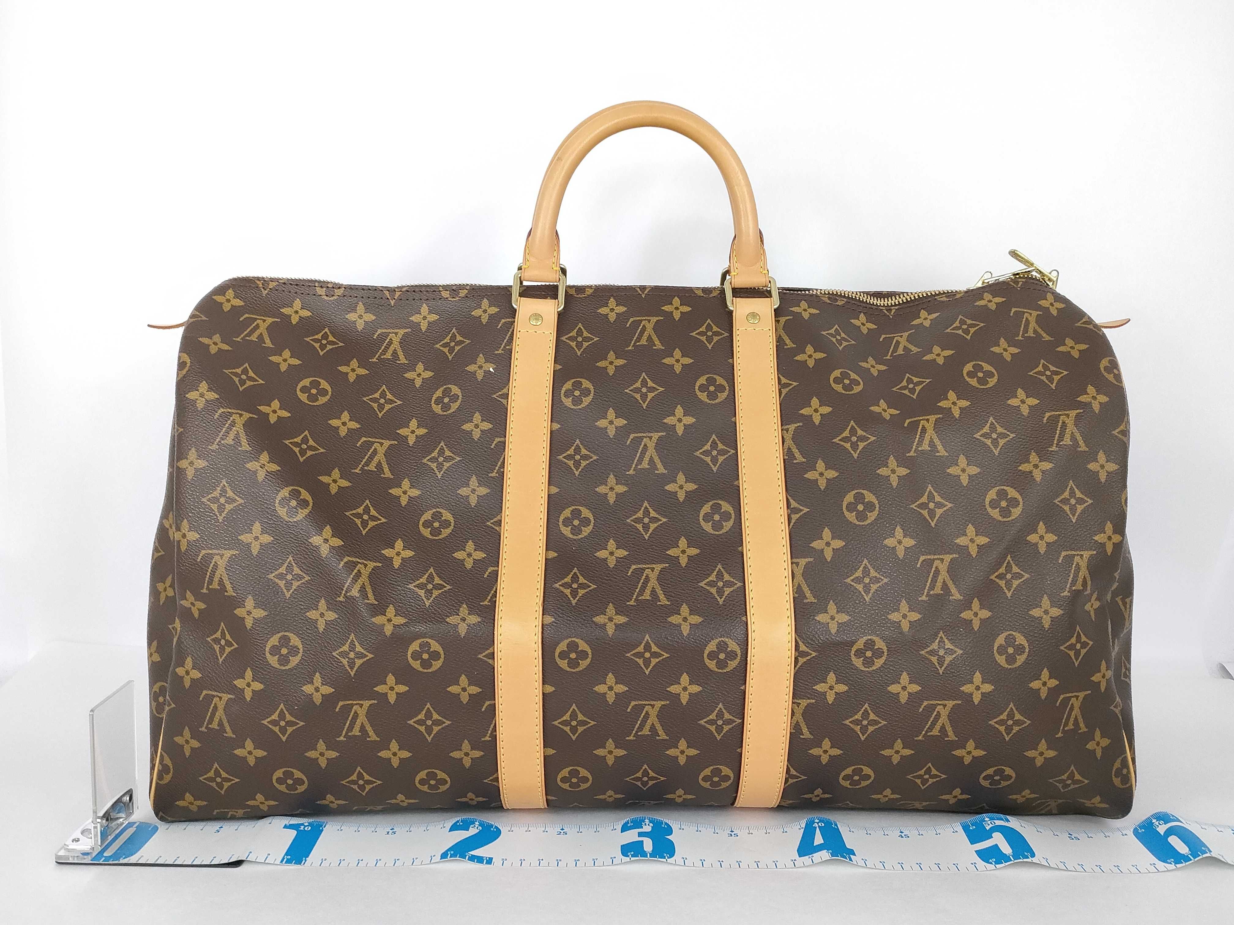 Monogram Louis Vuitton Keepall Boston Bag — view 2