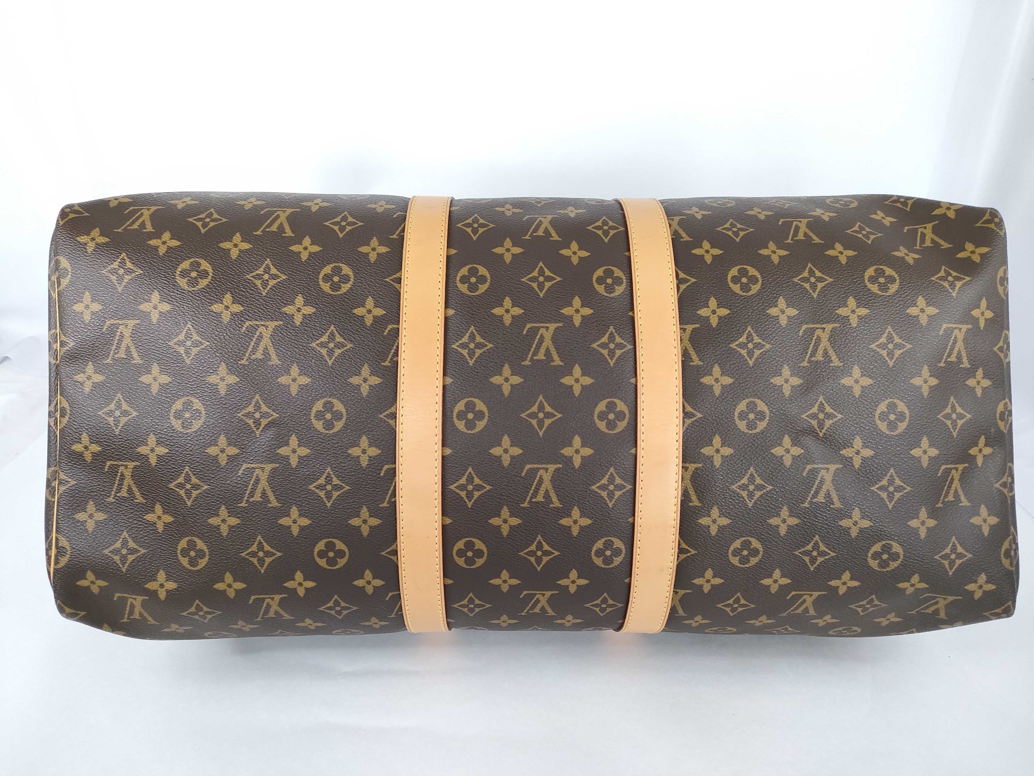 Monogram Louis Vuitton Keepall Boston Bag — view 7