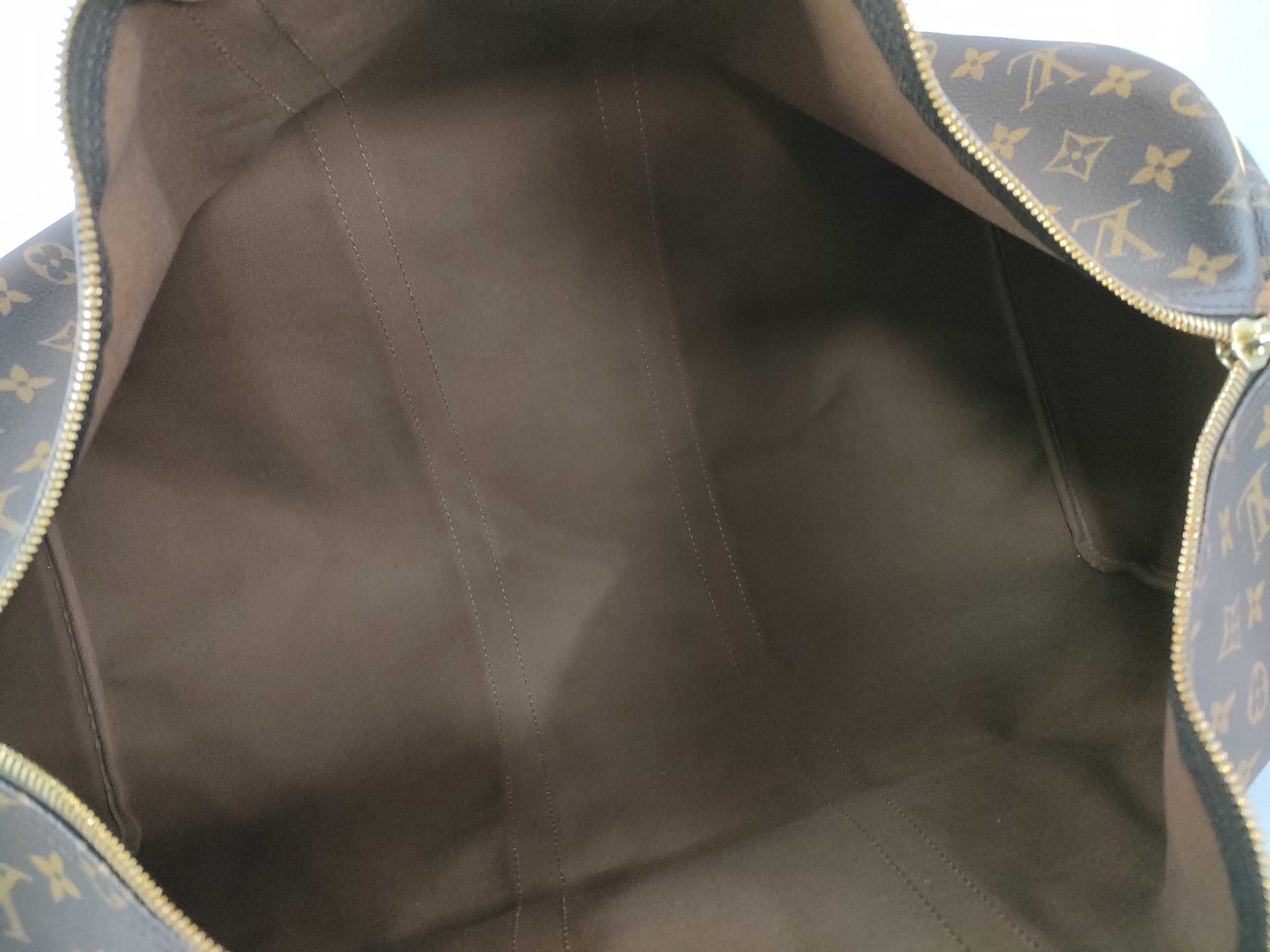 Monogram Louis Vuitton Keepall Boston Bag — view 9