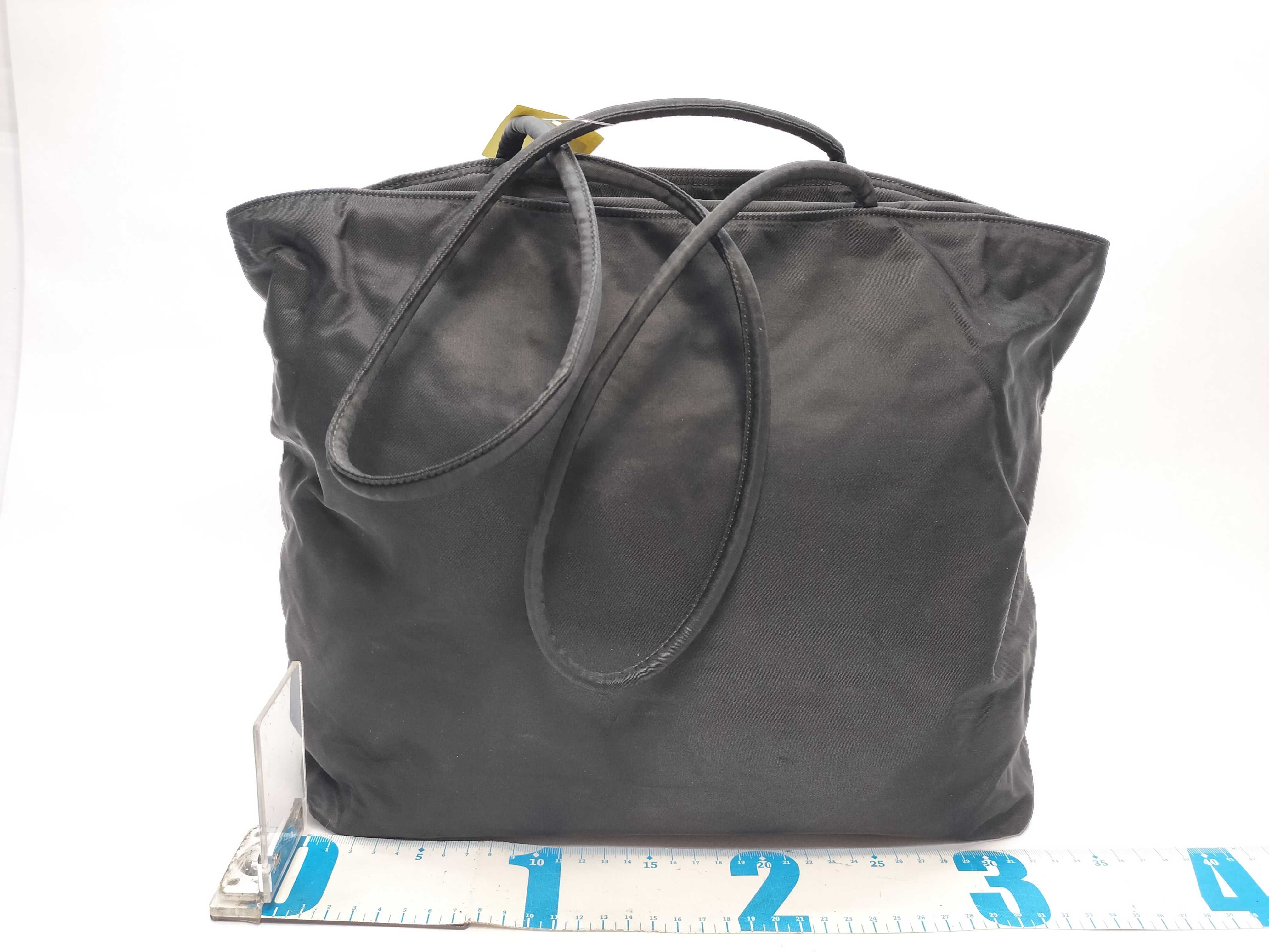 Nylon Triangle Logo Tote Bag — view 2