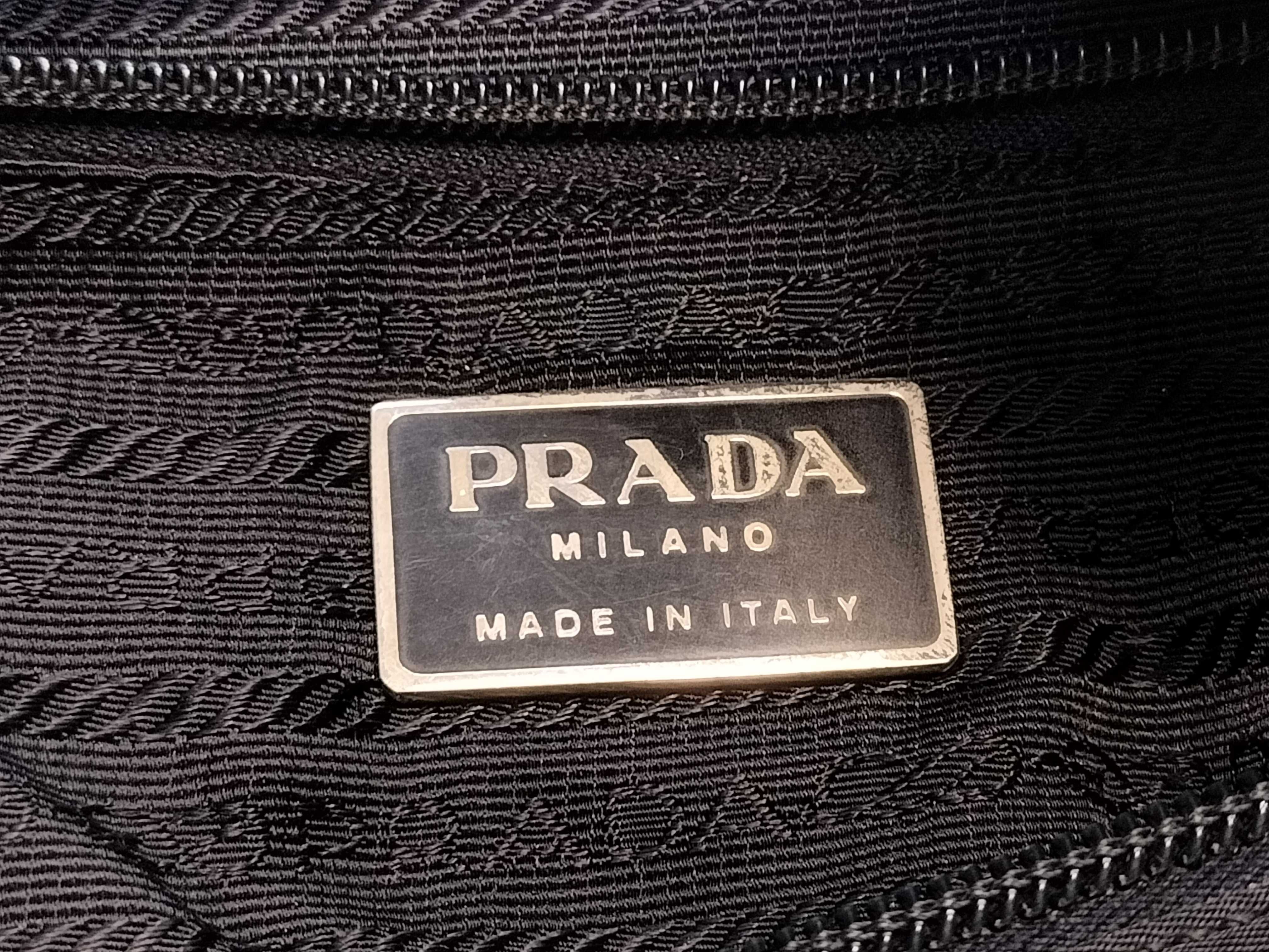 Nylon Triangle Logo Tote Bag — view 12