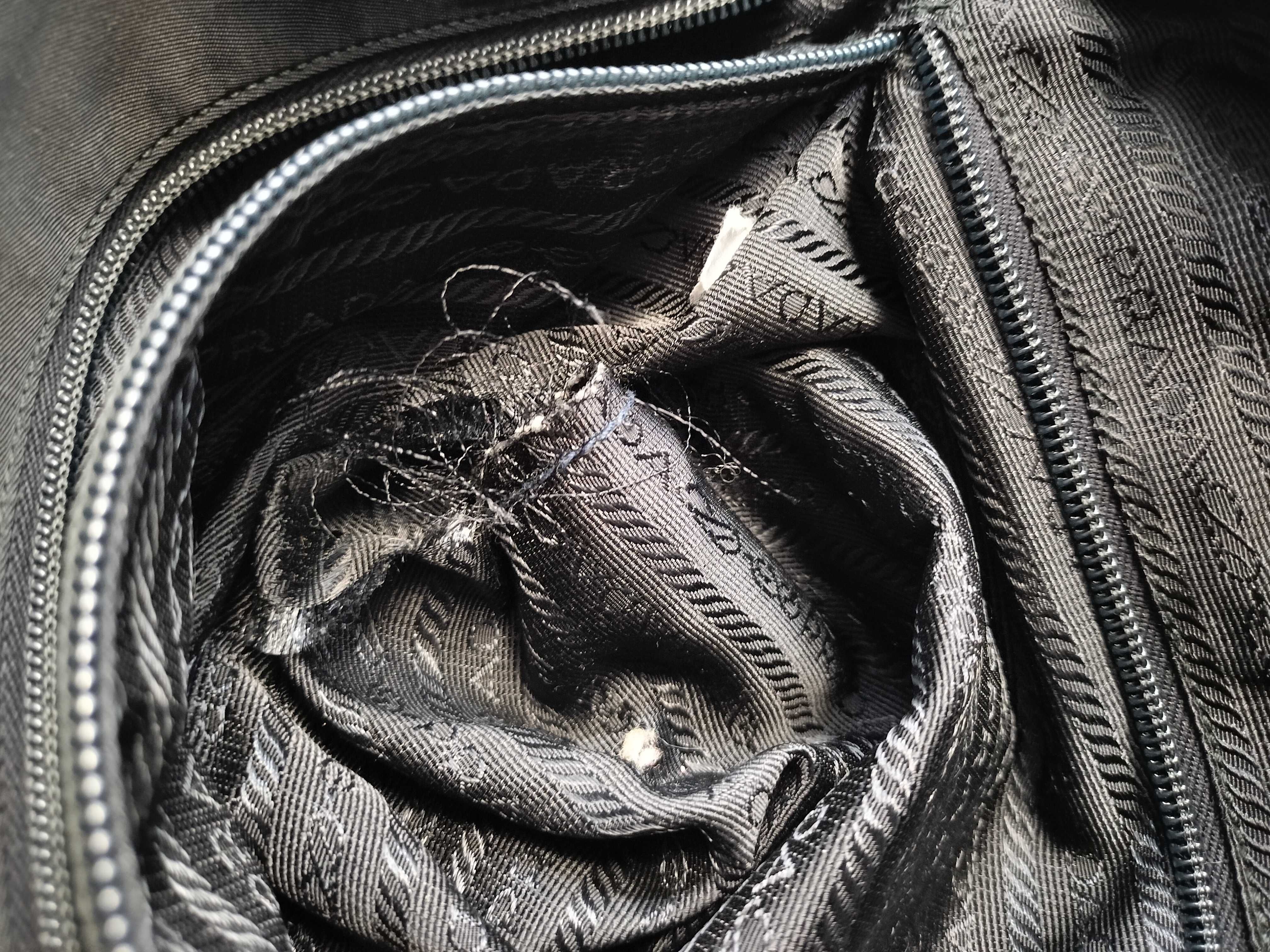 Nylon Triangle Logo Tote Bag — view 15