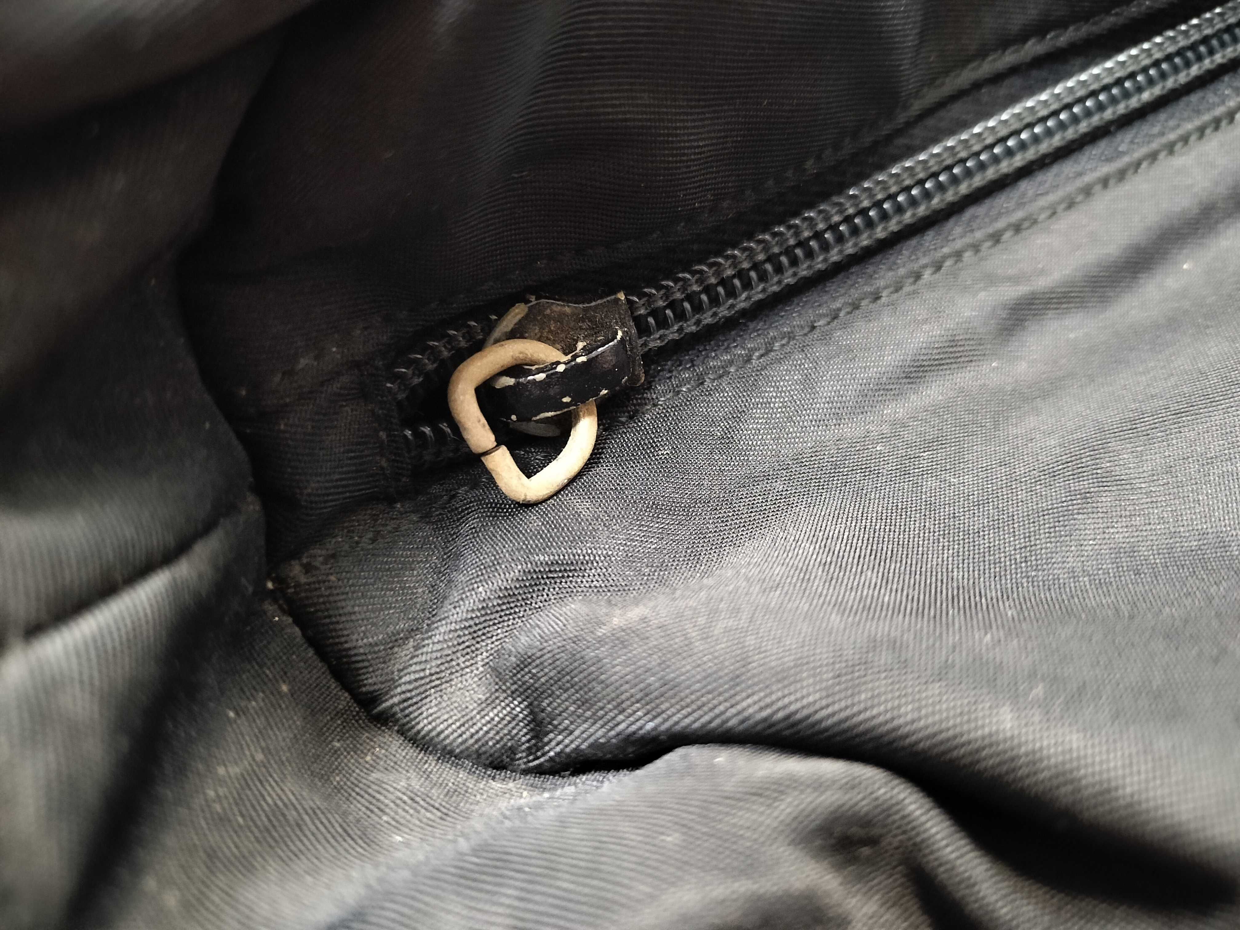 Nylon Triangle Logo Tote Bag — view 9