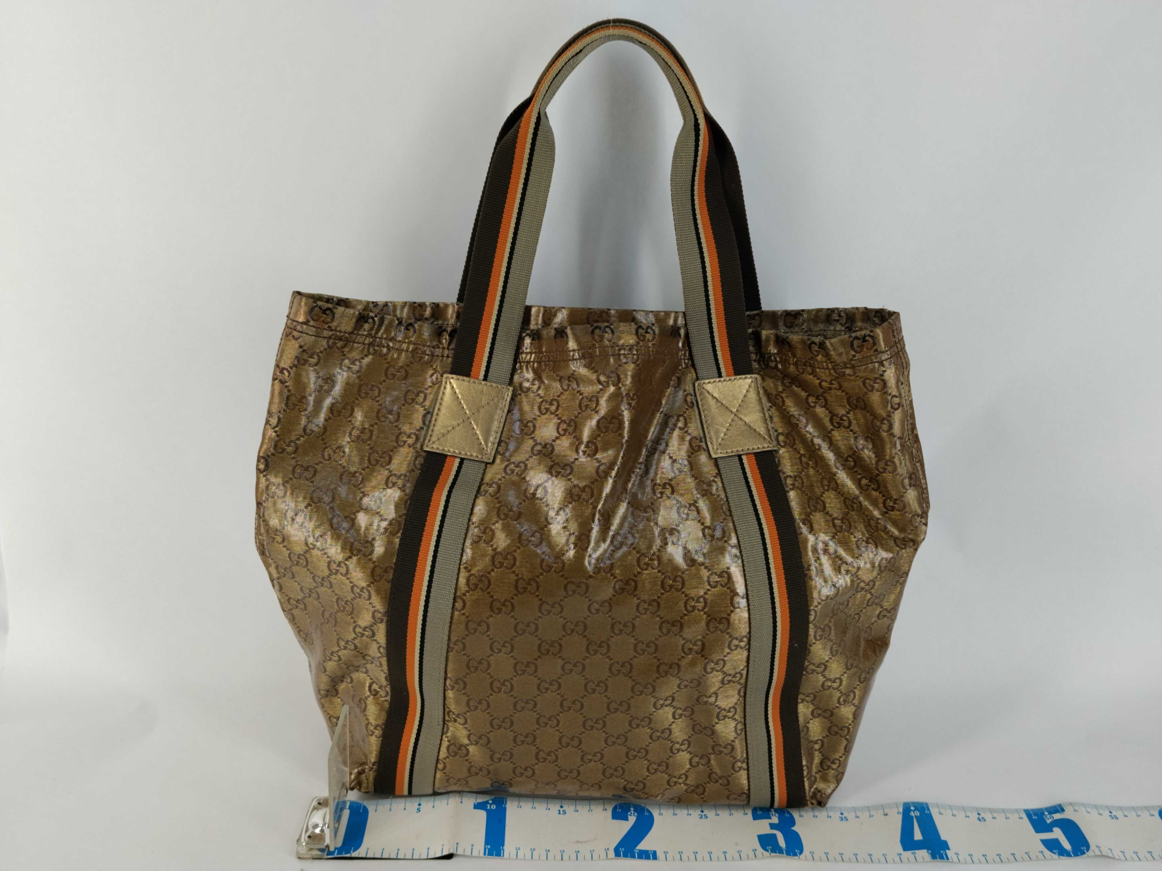 GG Canvas Gucci Tote Bag Gold x Multicolor Tote Bag — view 2
