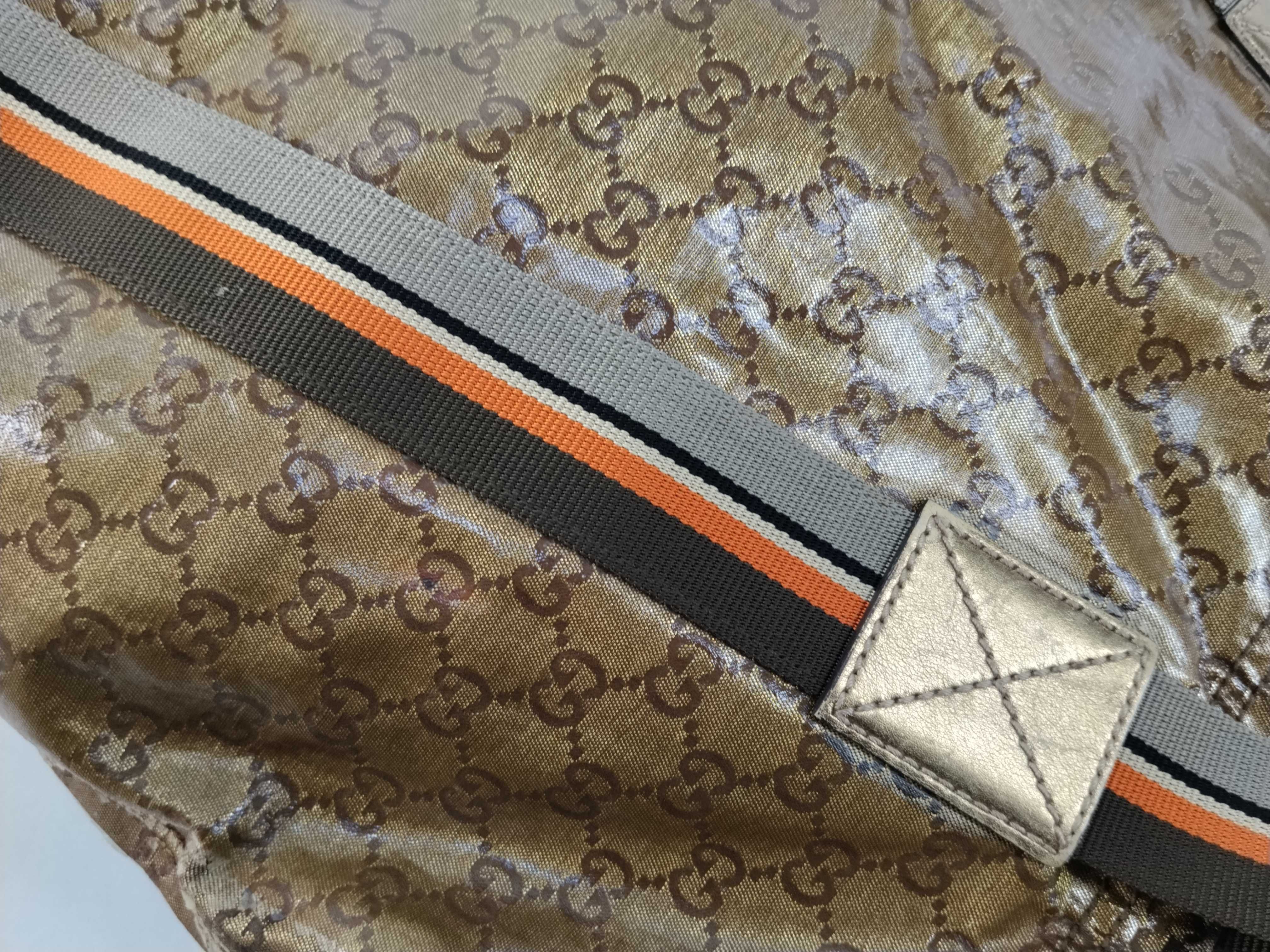 GG Canvas Gucci Tote Bag Gold x Multicolor Tote Bag — view 13