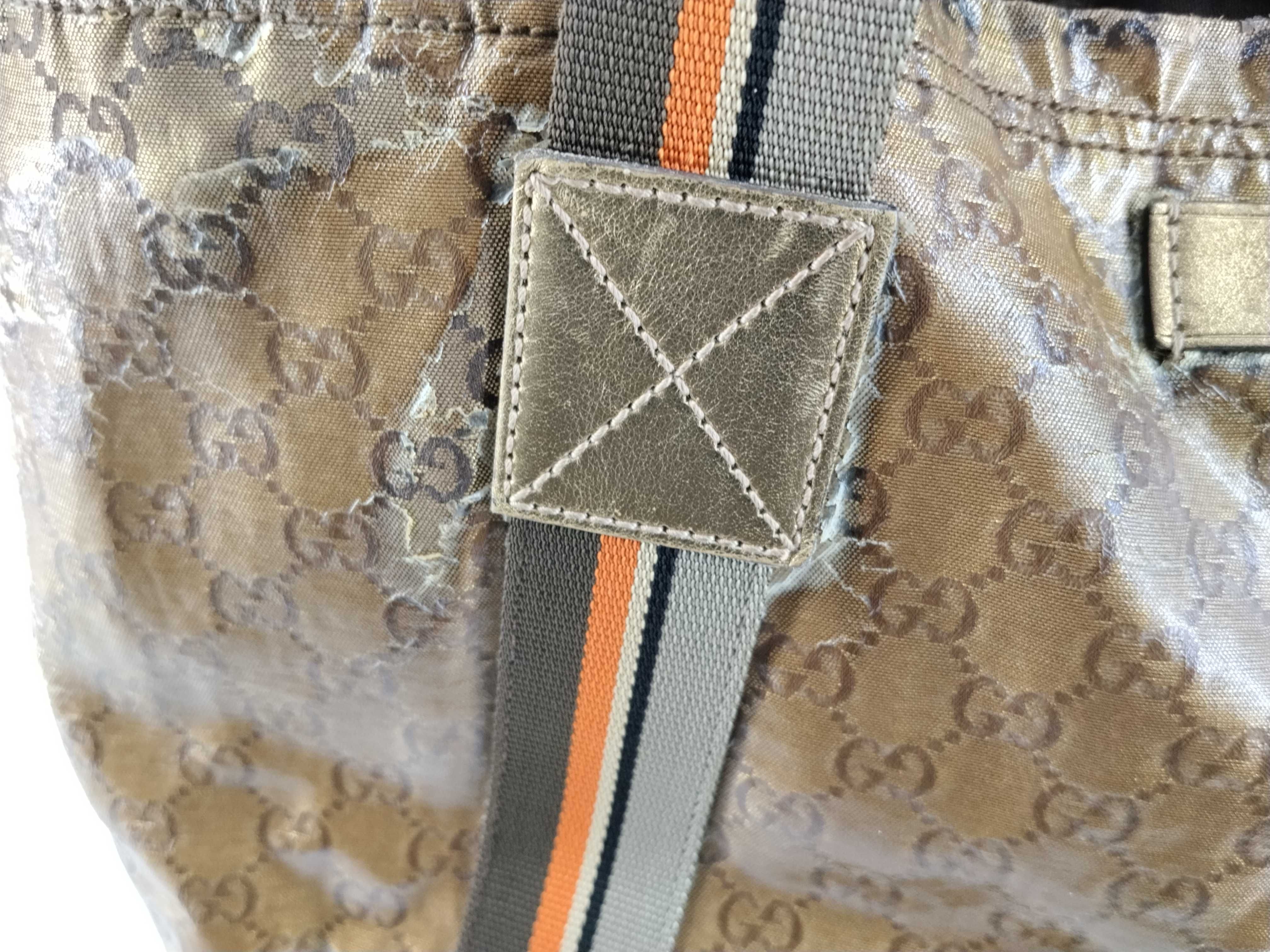 GG Canvas Gucci Tote Bag Gold x Multicolor Tote Bag — view 15