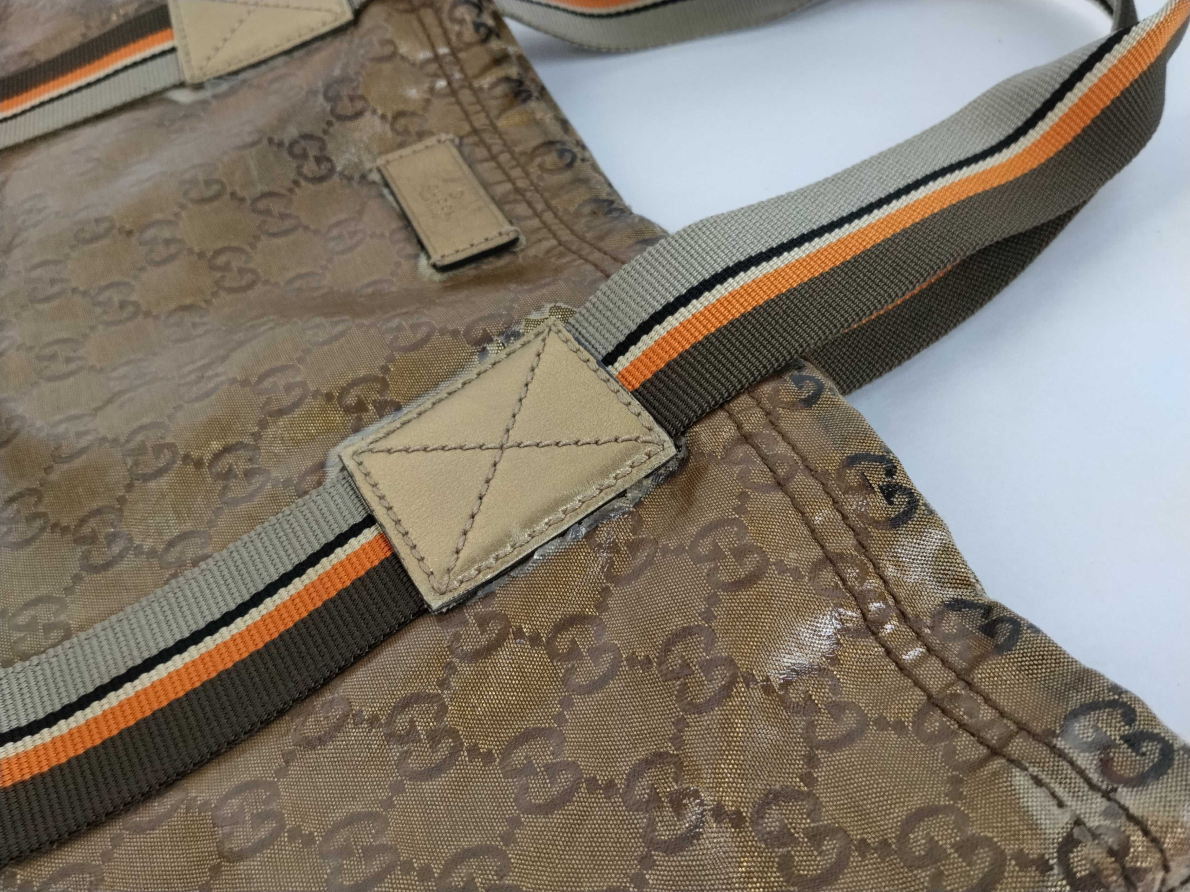 GG Canvas Gucci Tote Bag Gold x Multicolor Tote Bag — view 5