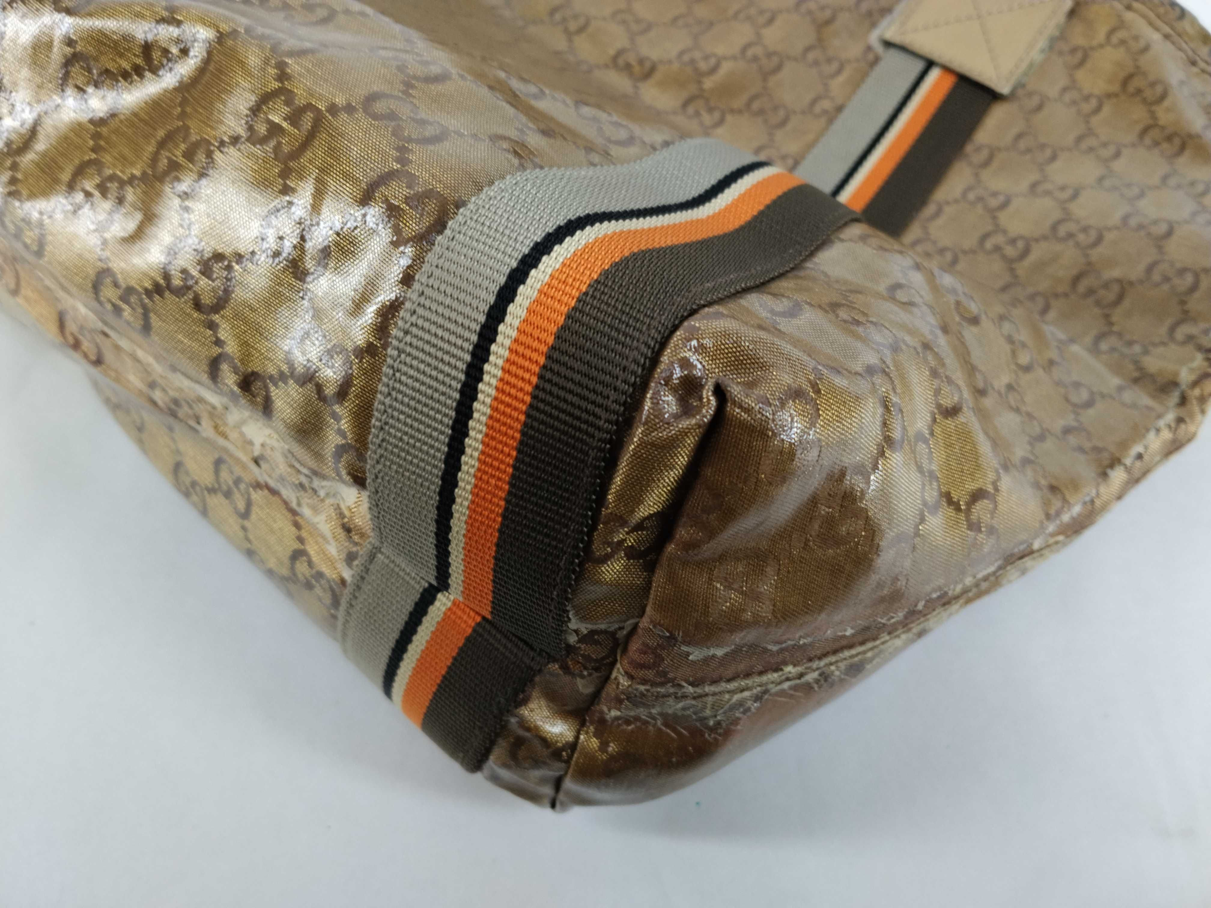 GG Canvas Gucci Tote Bag Gold x Multicolor Tote Bag — view 6