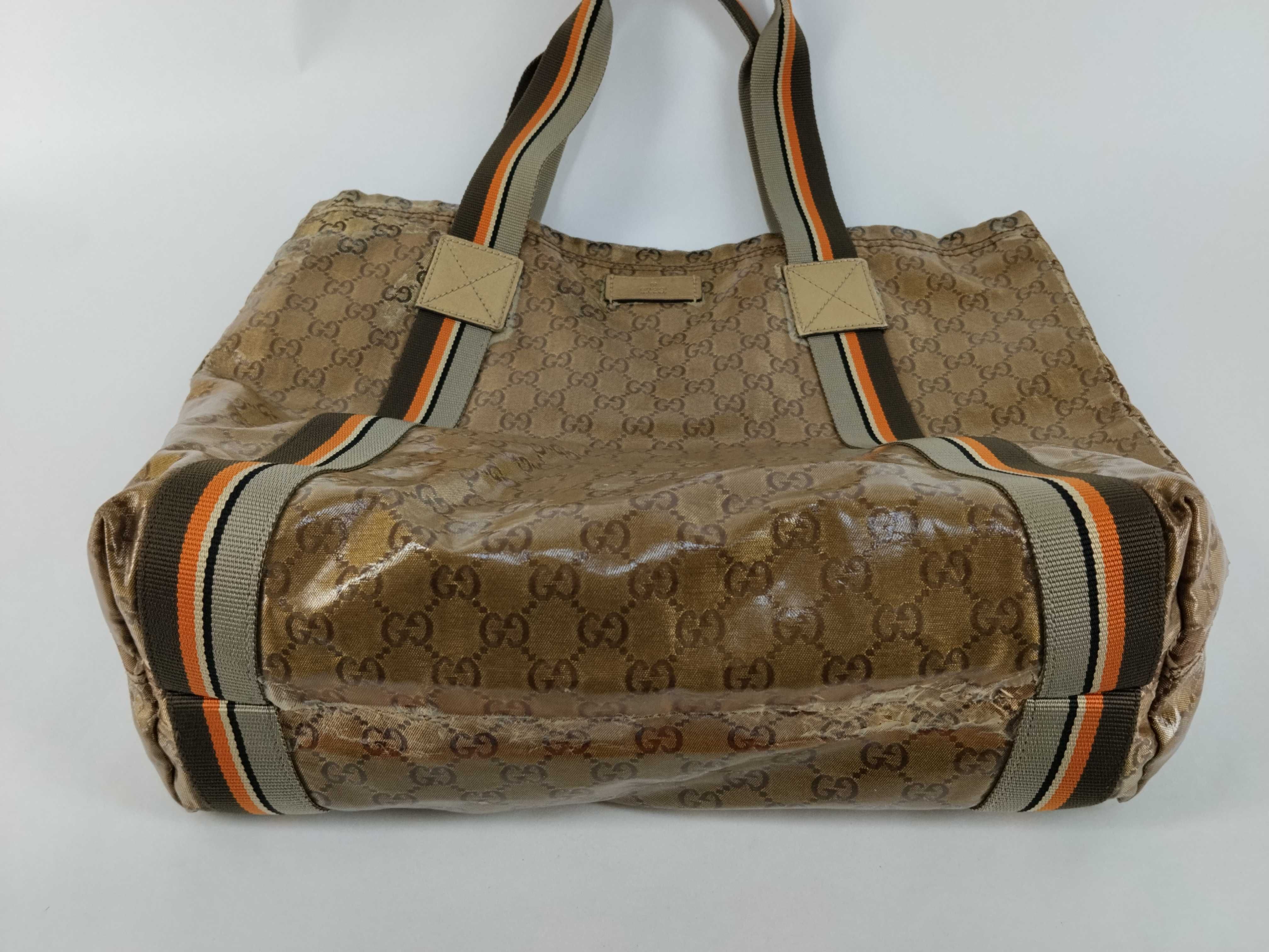 GG Canvas Gucci Tote Bag Gold x Multicolor Tote Bag — view 7