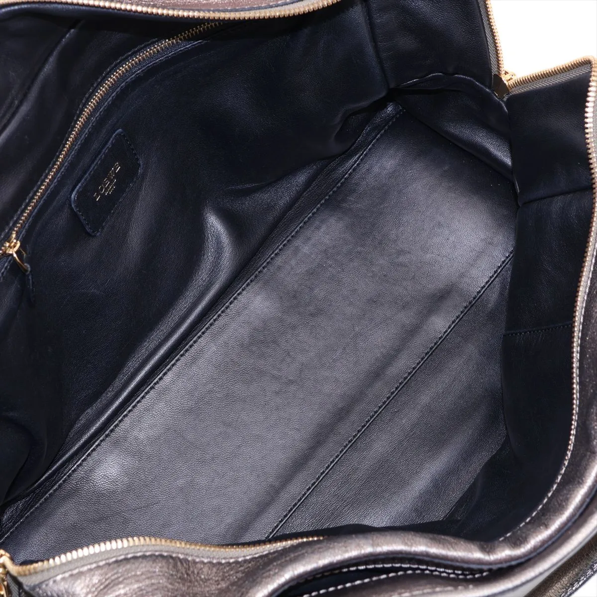 Amazona 36 Leather Handbag, Gold — view 7
