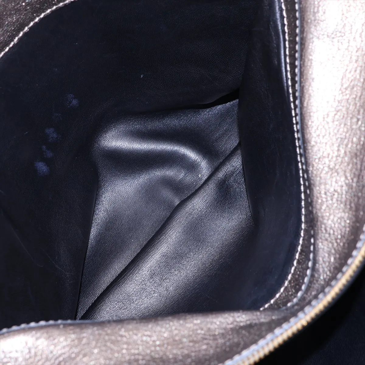 Amazona 36 Leather Handbag, Gold — view 10