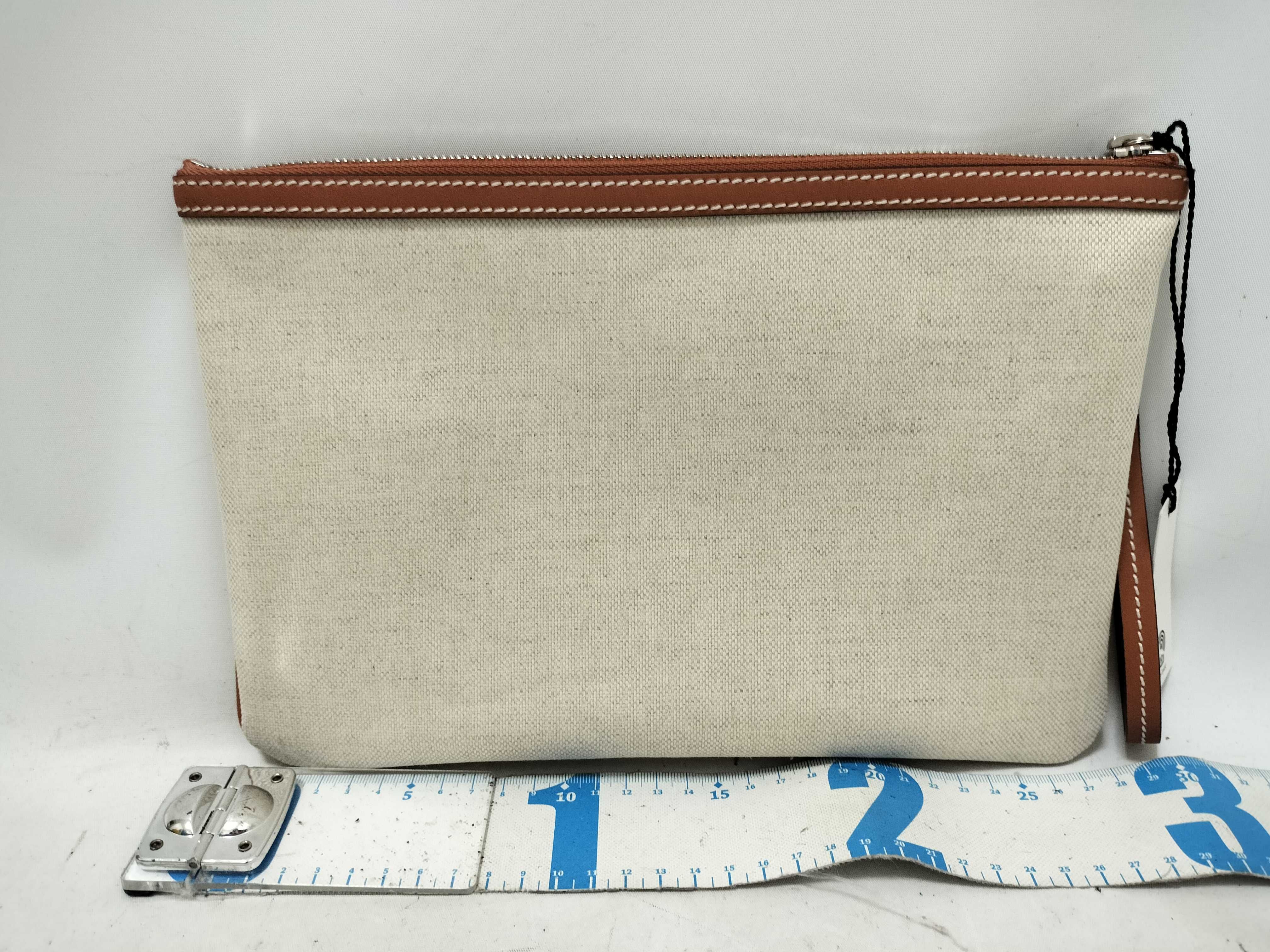 Unused Printed Logo Clutch Bag — view 2