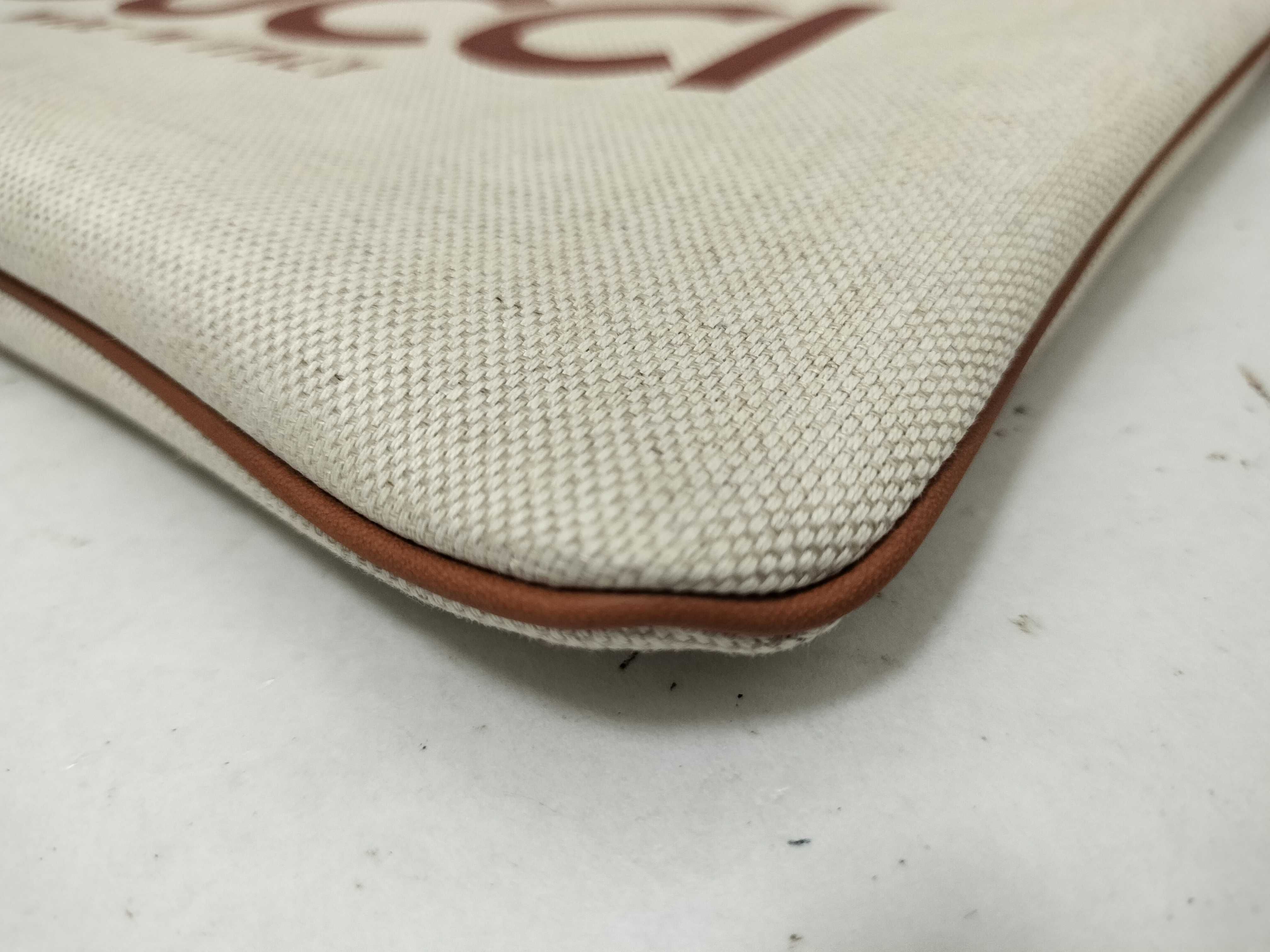 Unused Printed Logo Clutch Bag — view 7