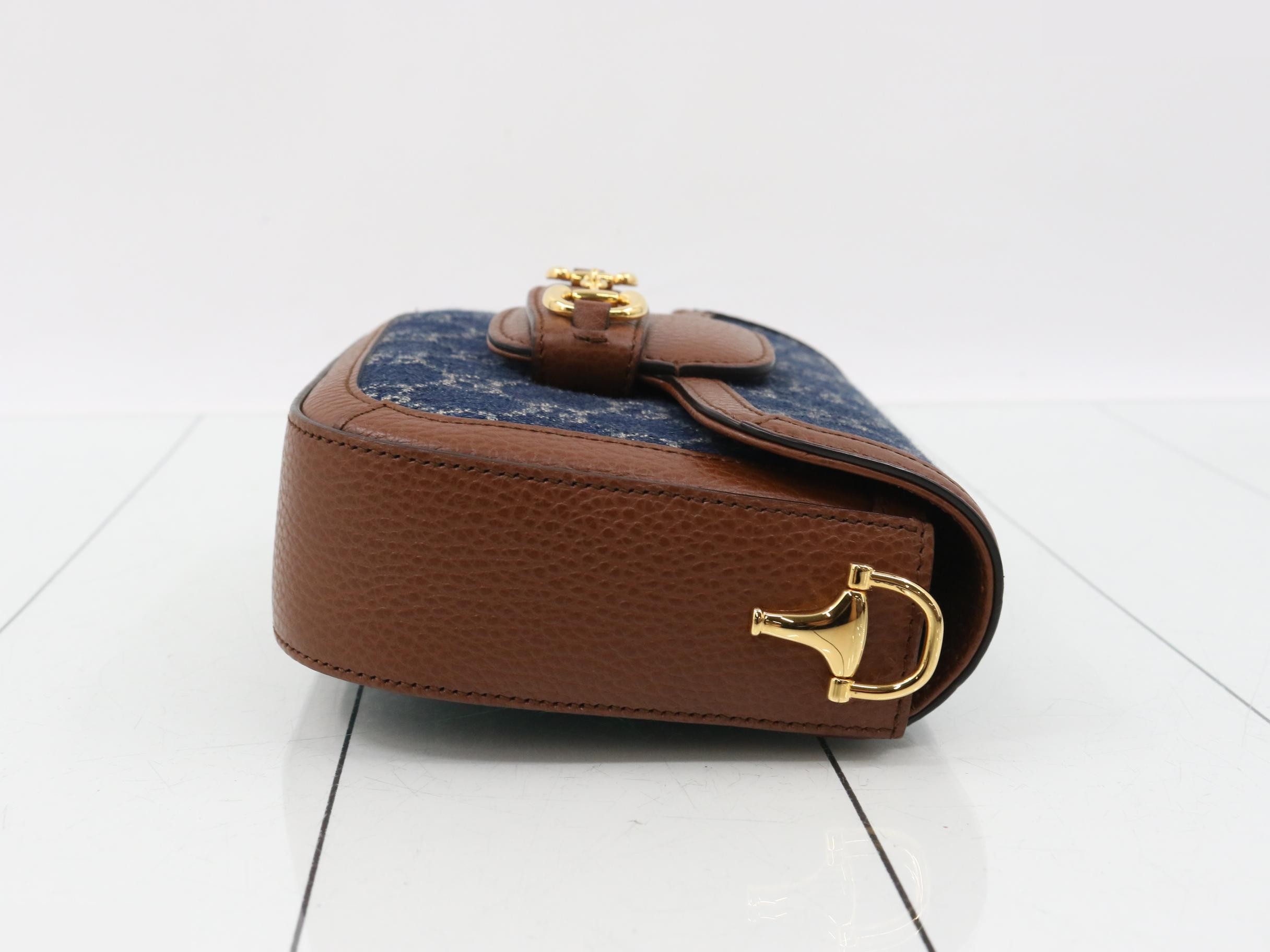 Shoulder Bag GG Denim — view 3