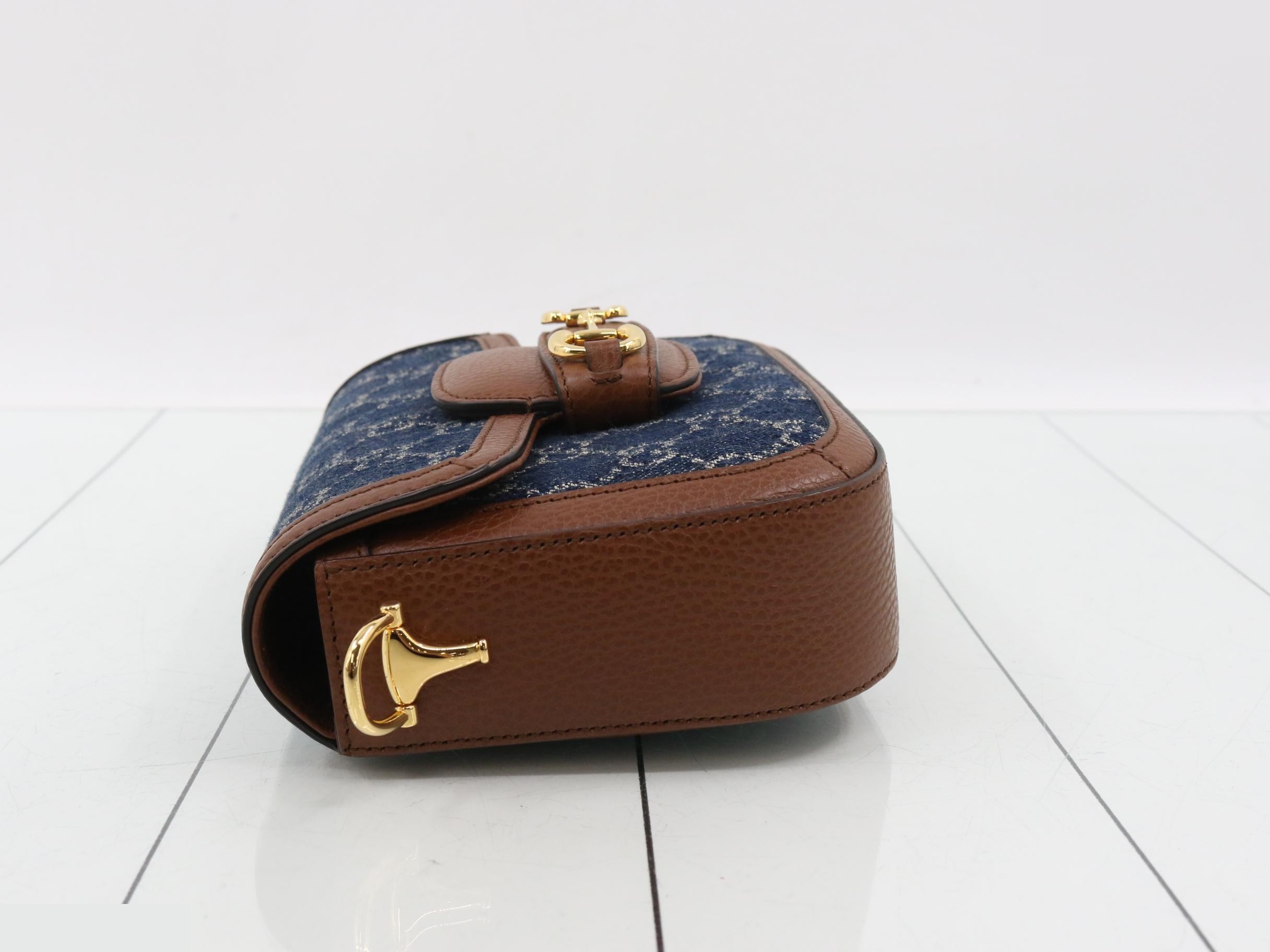 Shoulder Bag GG Denim — view 4
