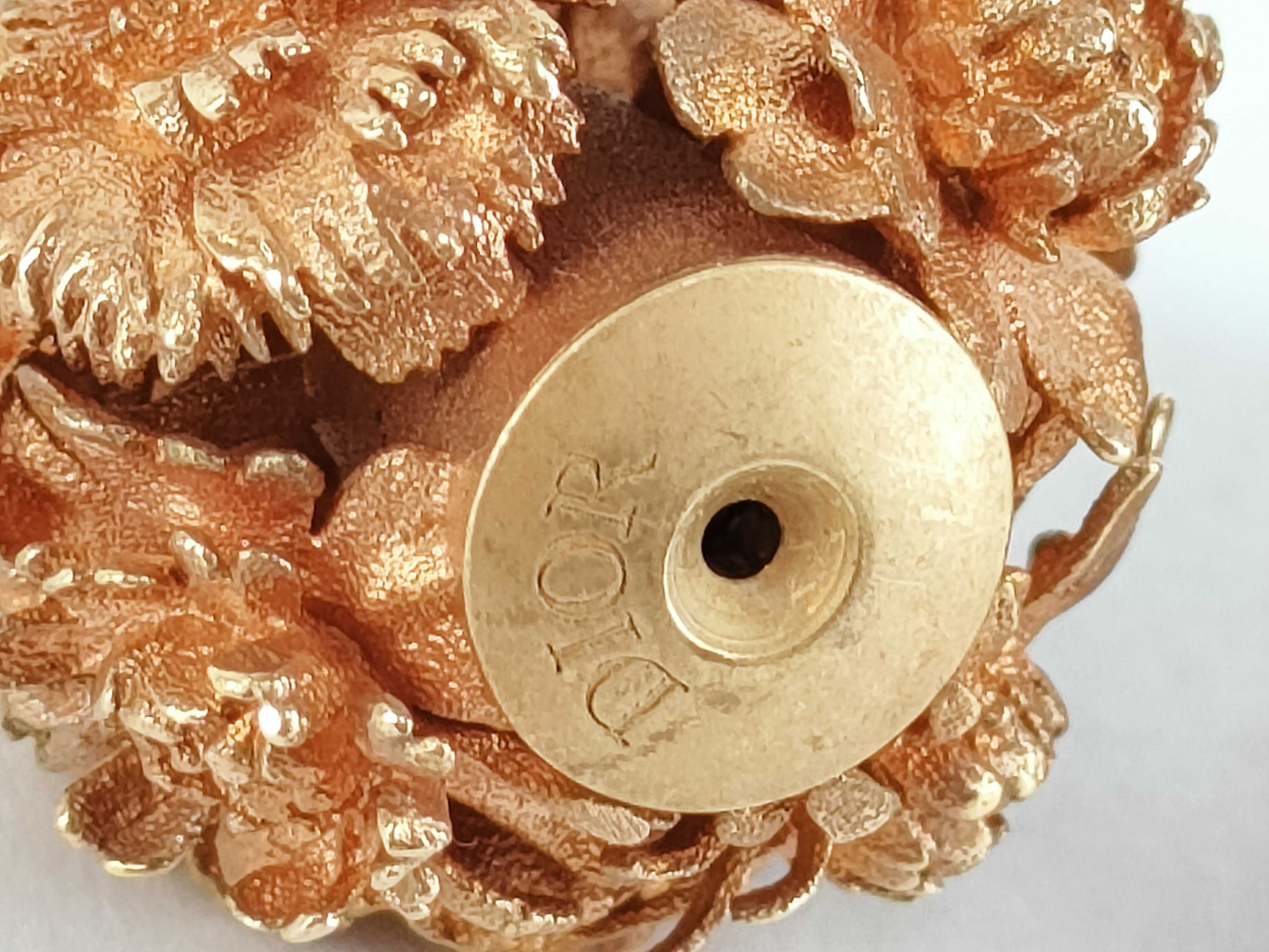 Tribal Flower Pearl Earrings — view 6