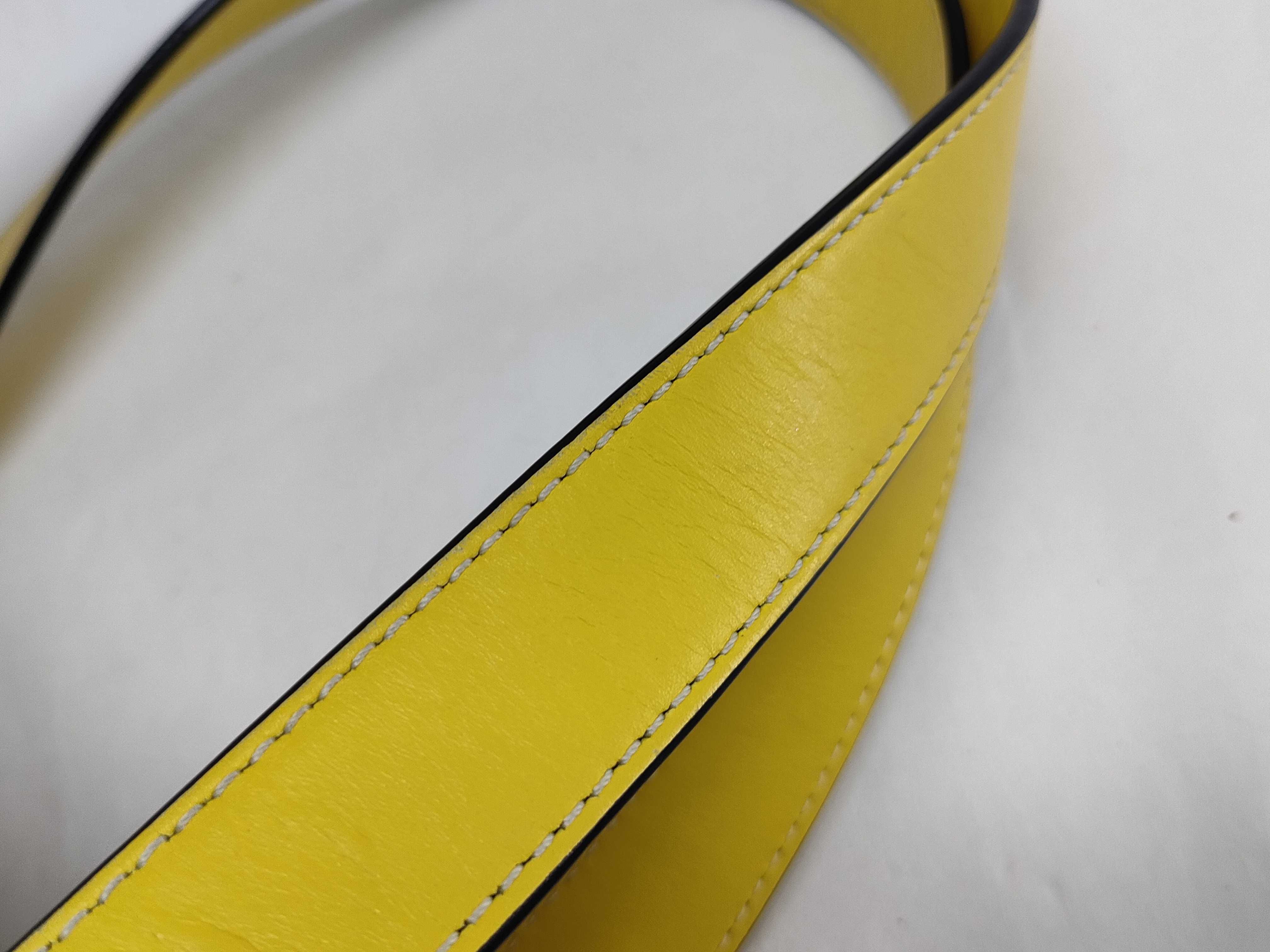 (Loewe) Straw Bag, Yellow, Anagram Handbag — view 4