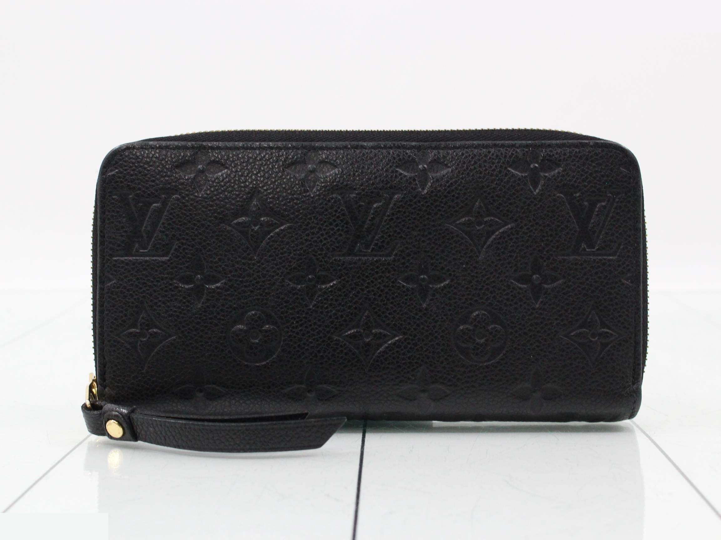 Zippy Wallet Noir Empreinte