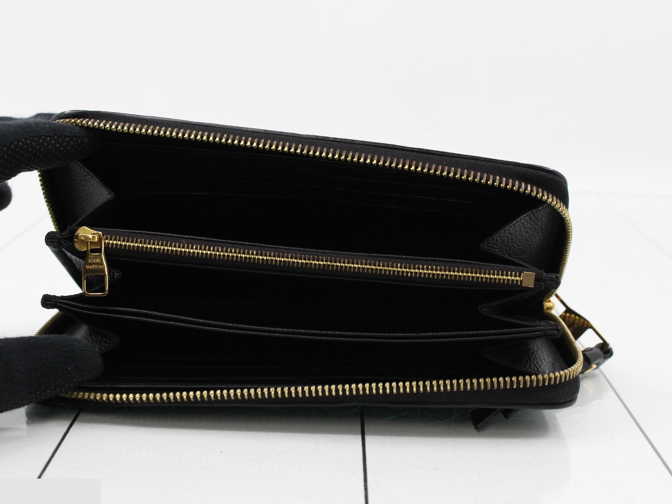 Zippy Wallet Noir Empreinte — view 4
