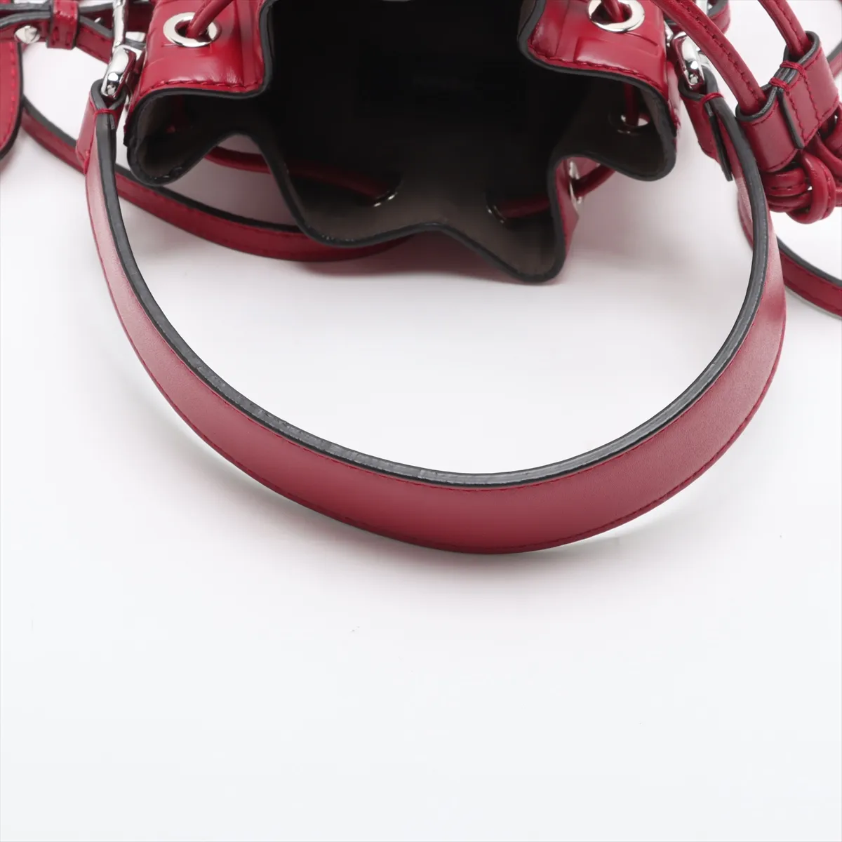 Zucca Montresor Mini Leather 2-Way Shoulder Bag, Red, 8BS010 — view 5