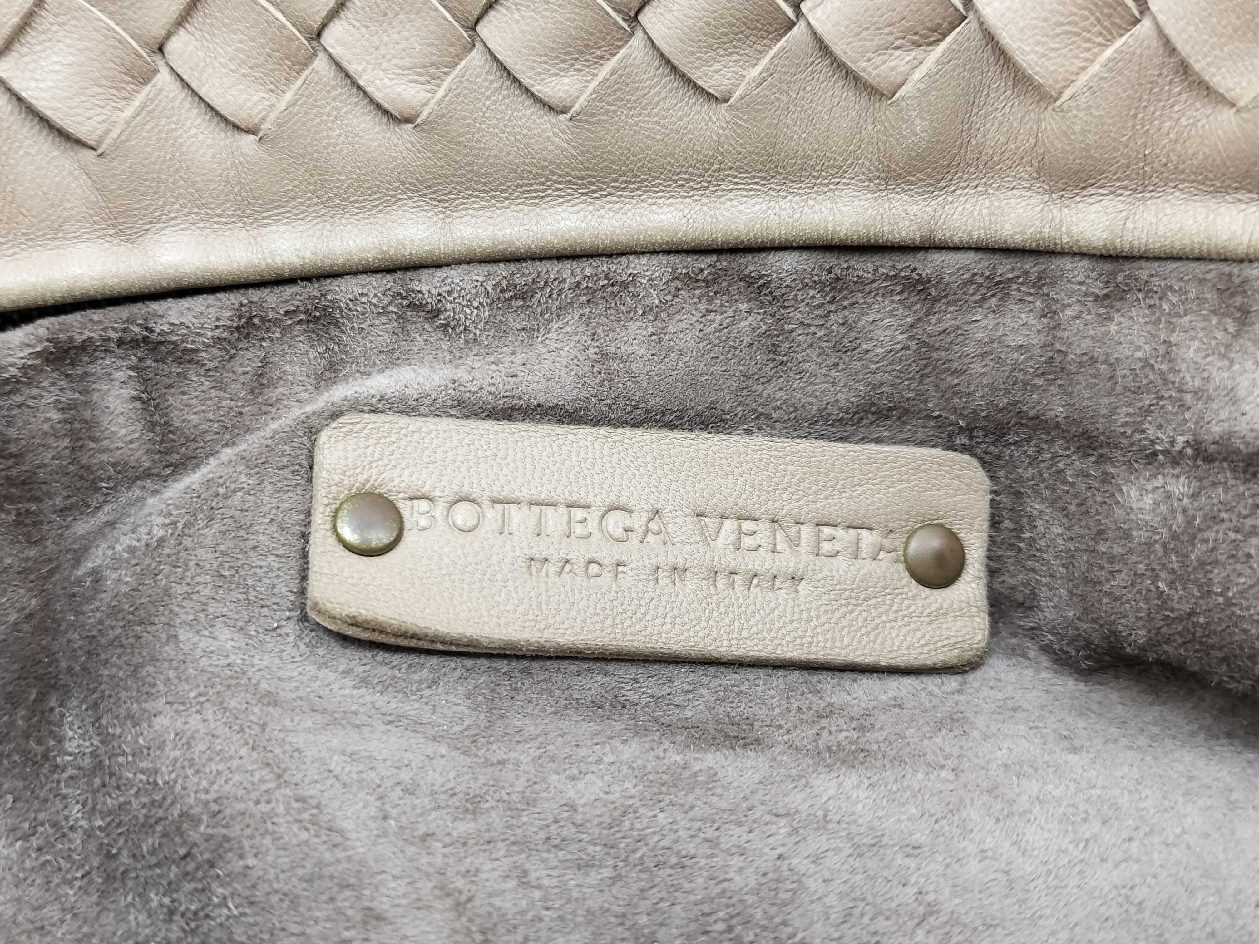 Intrecciato Tote Bag, Beige Tote Bag — view 12