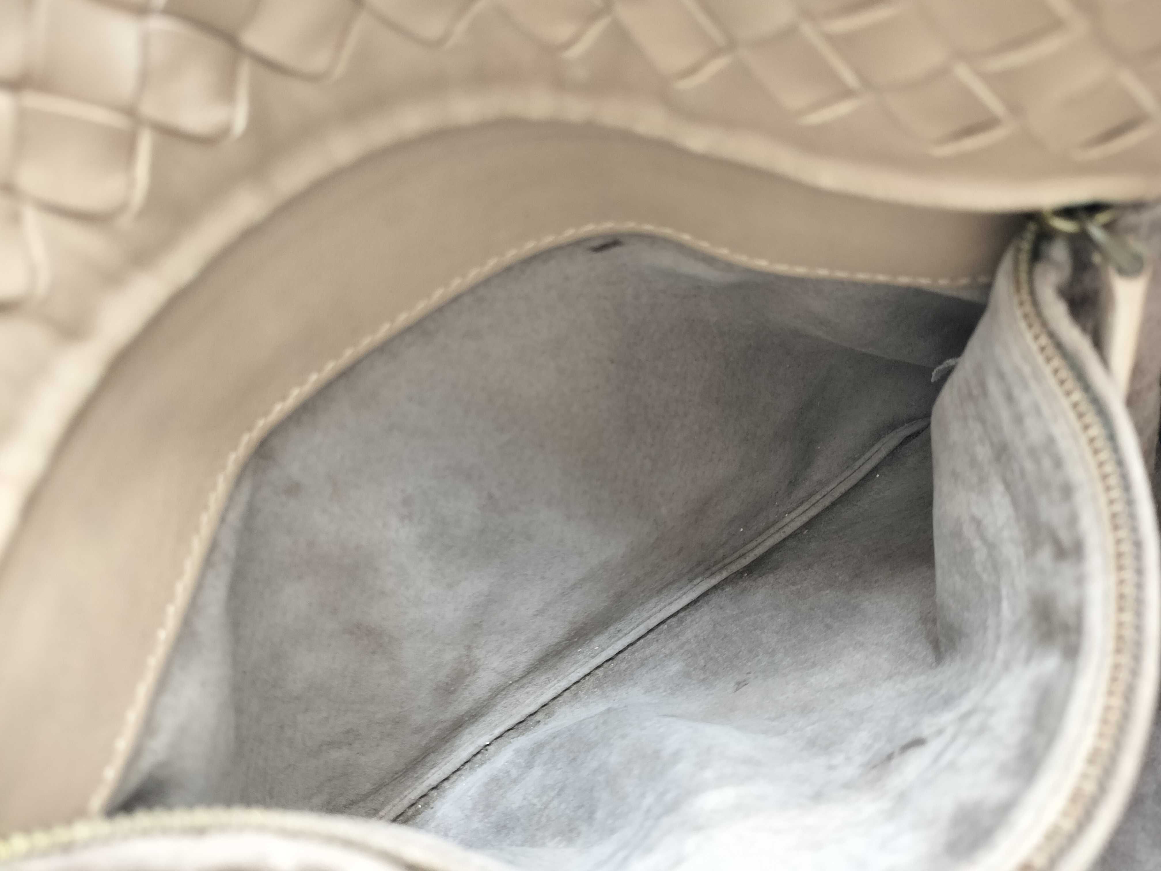 Intrecciato Tote Bag, Beige Tote Bag — view 14