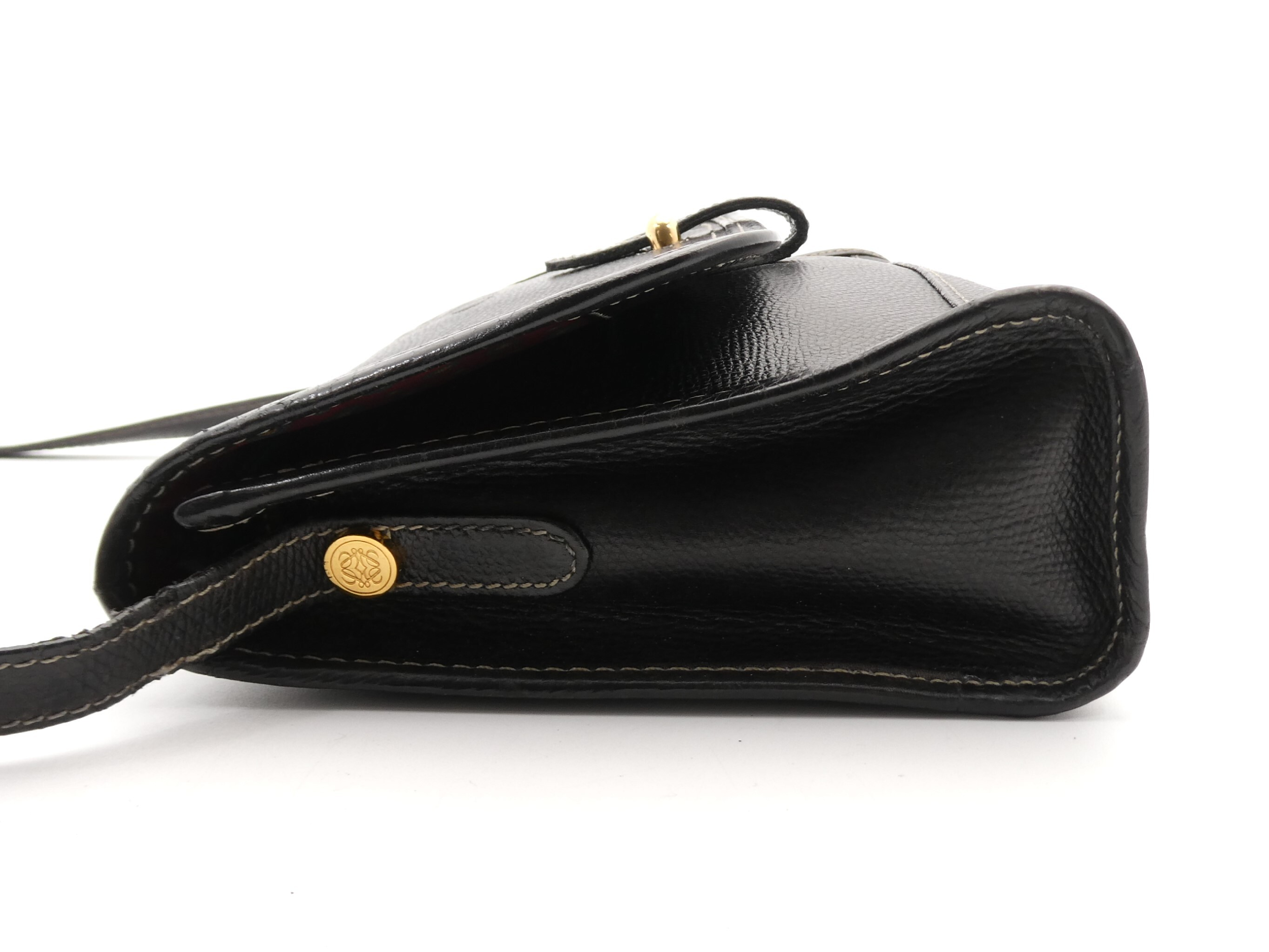 Anagram Leather Shoulder Bag — view 3