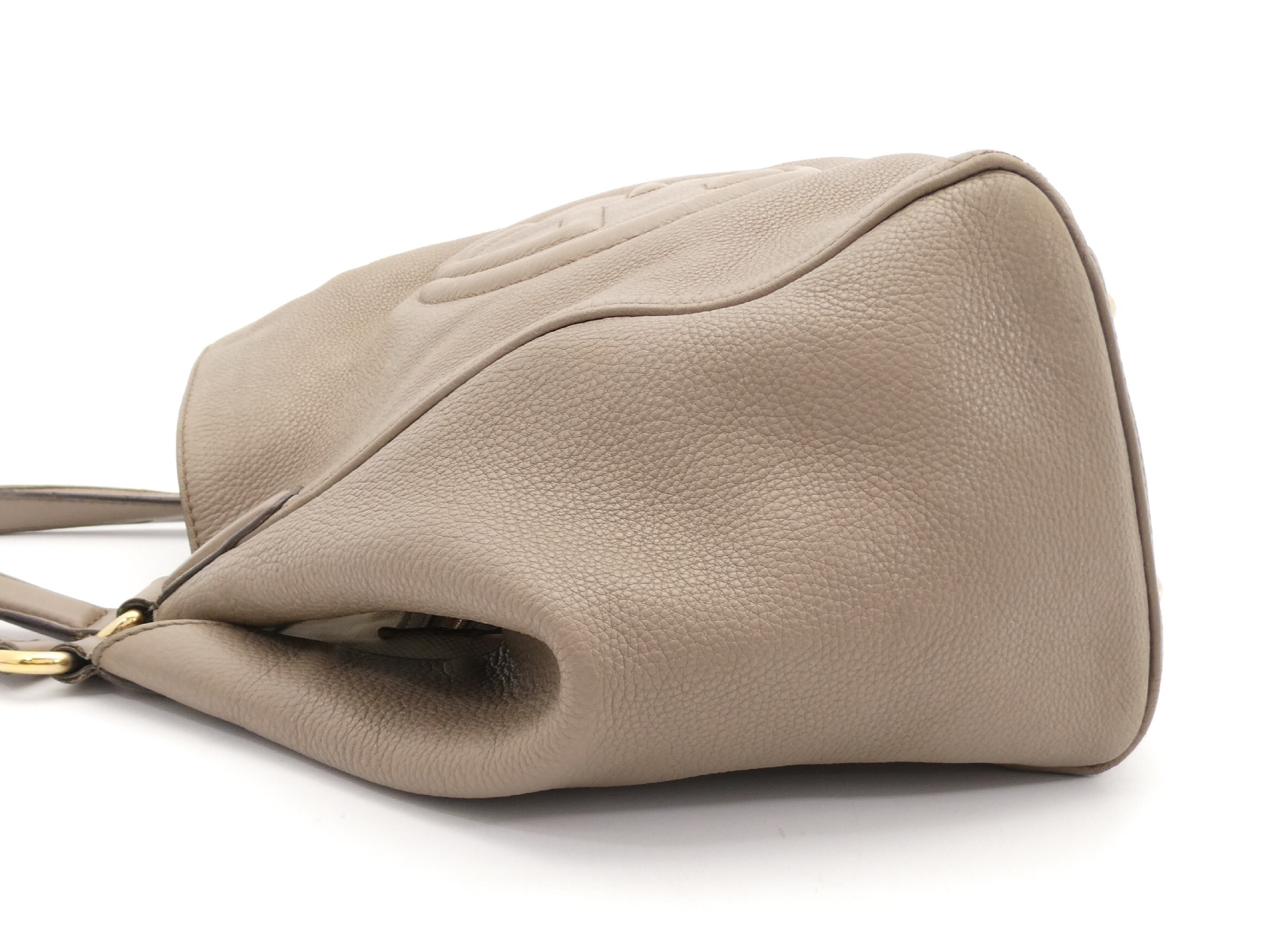 Soho Interlocking Leather Tote Bag — view 3