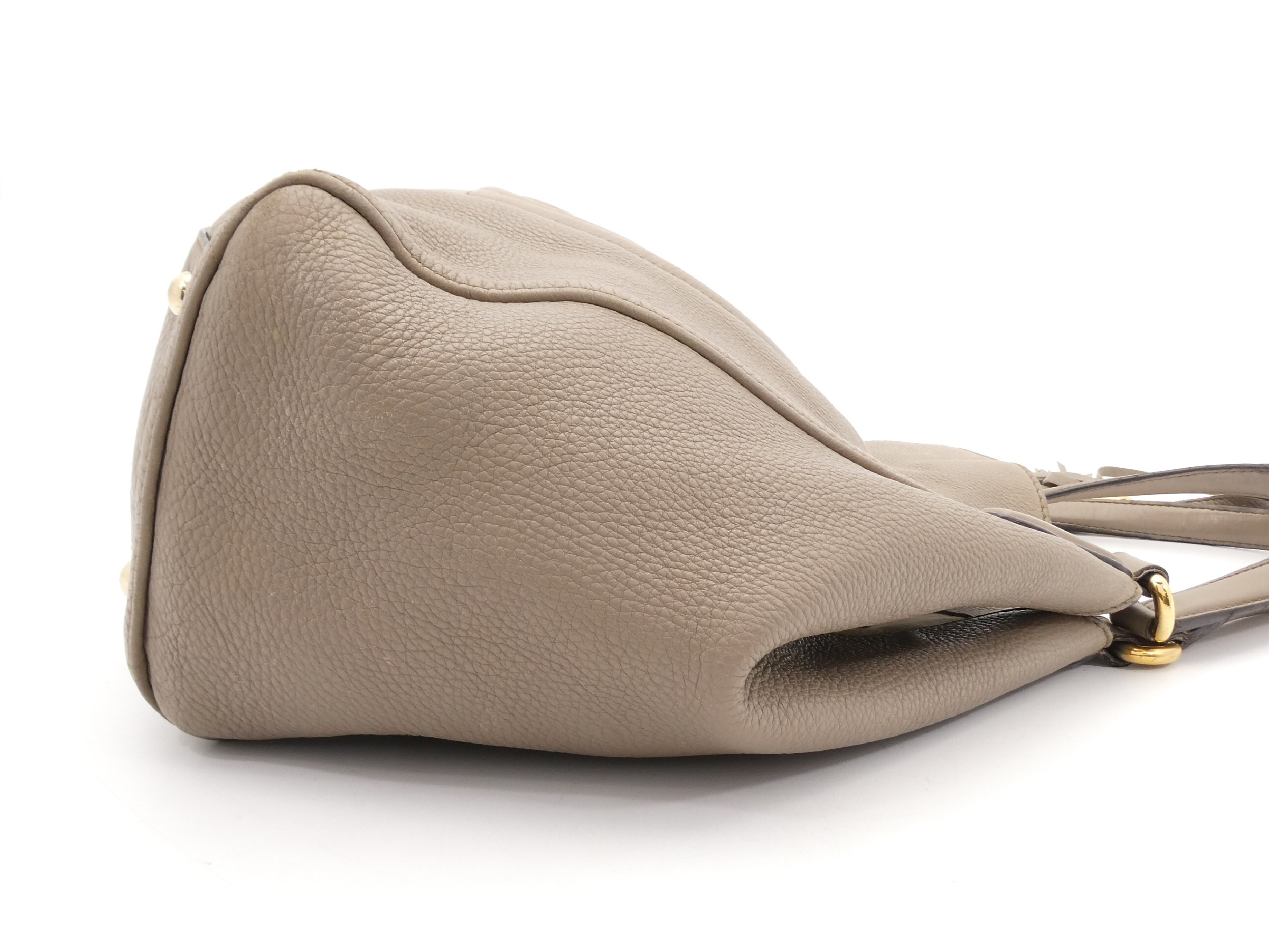 Soho Interlocking Leather Tote Bag — view 4