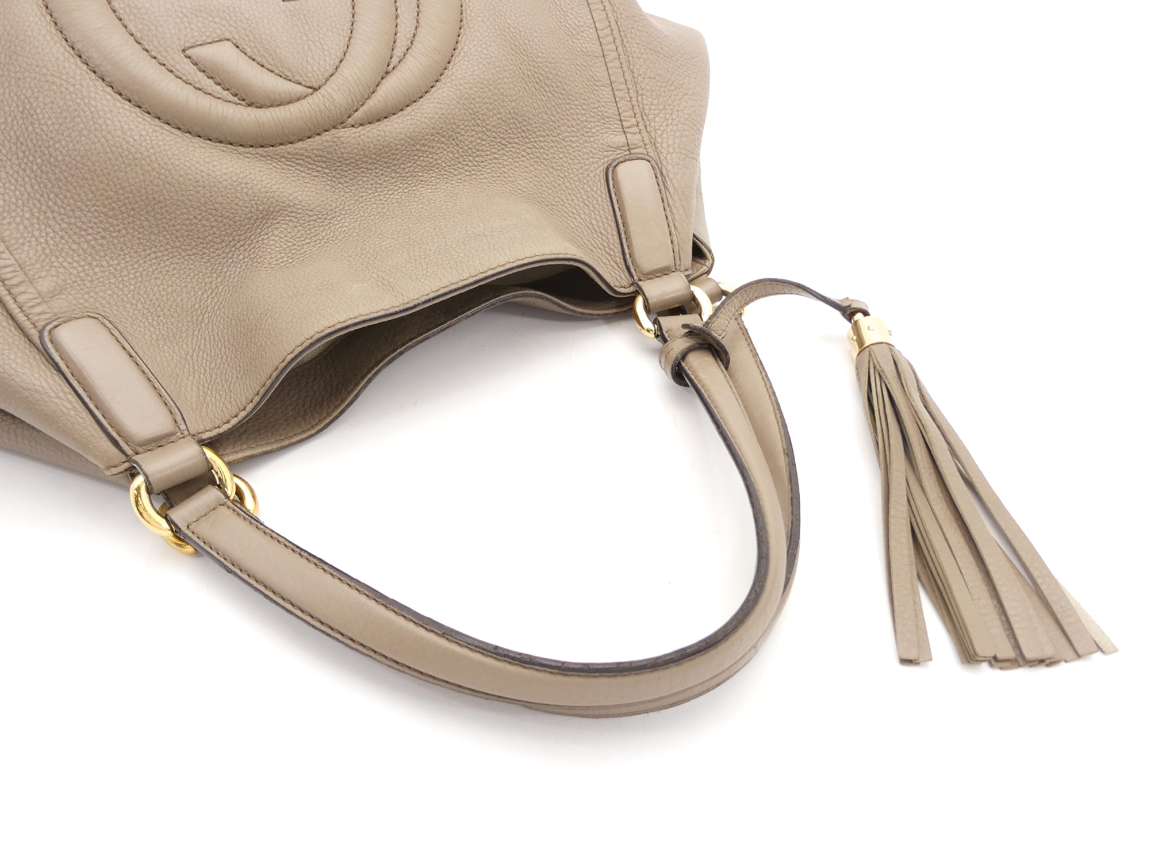 Soho Interlocking Leather Tote Bag — view 6