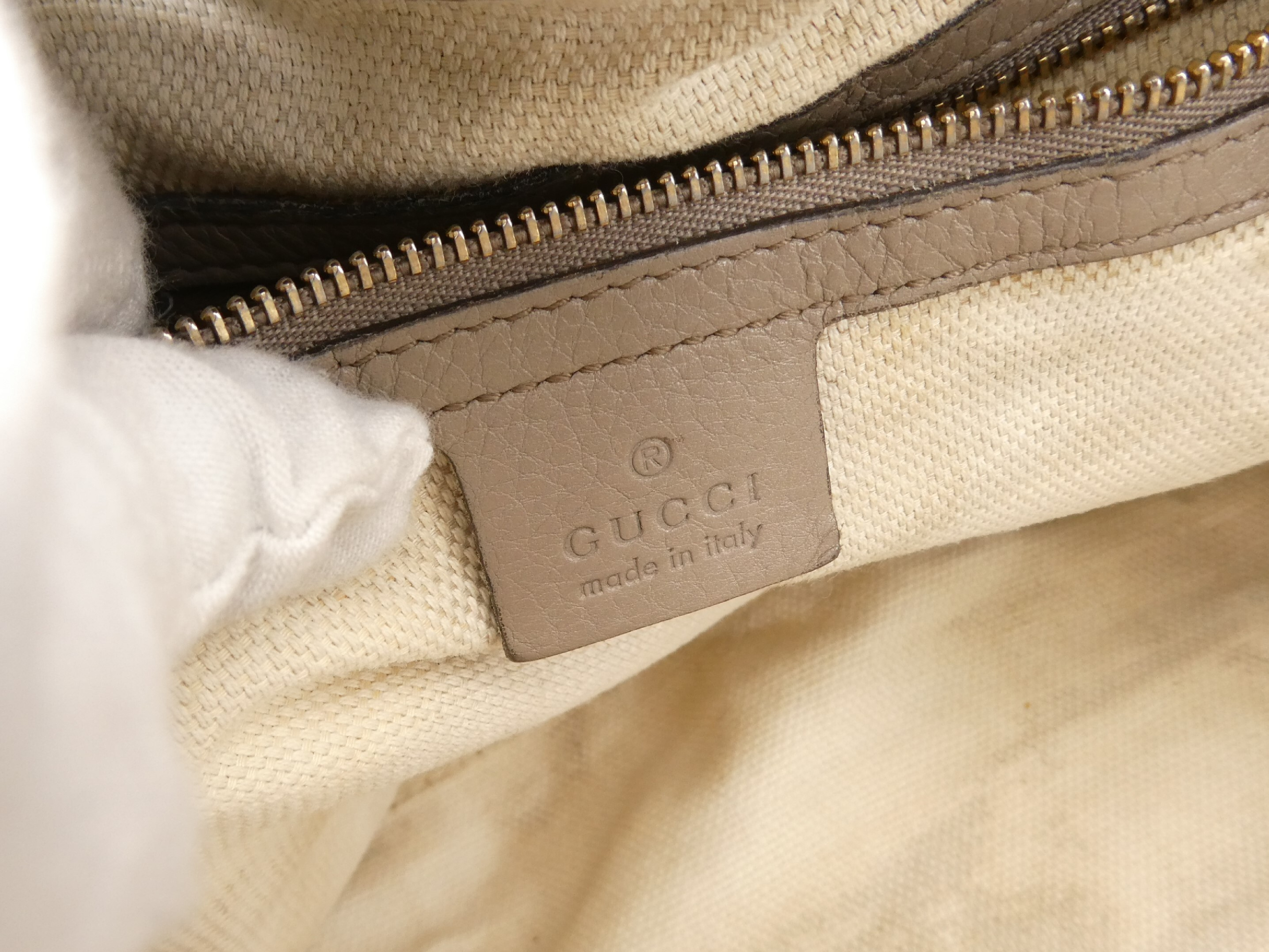 Soho Interlocking Leather Tote Bag — view 8